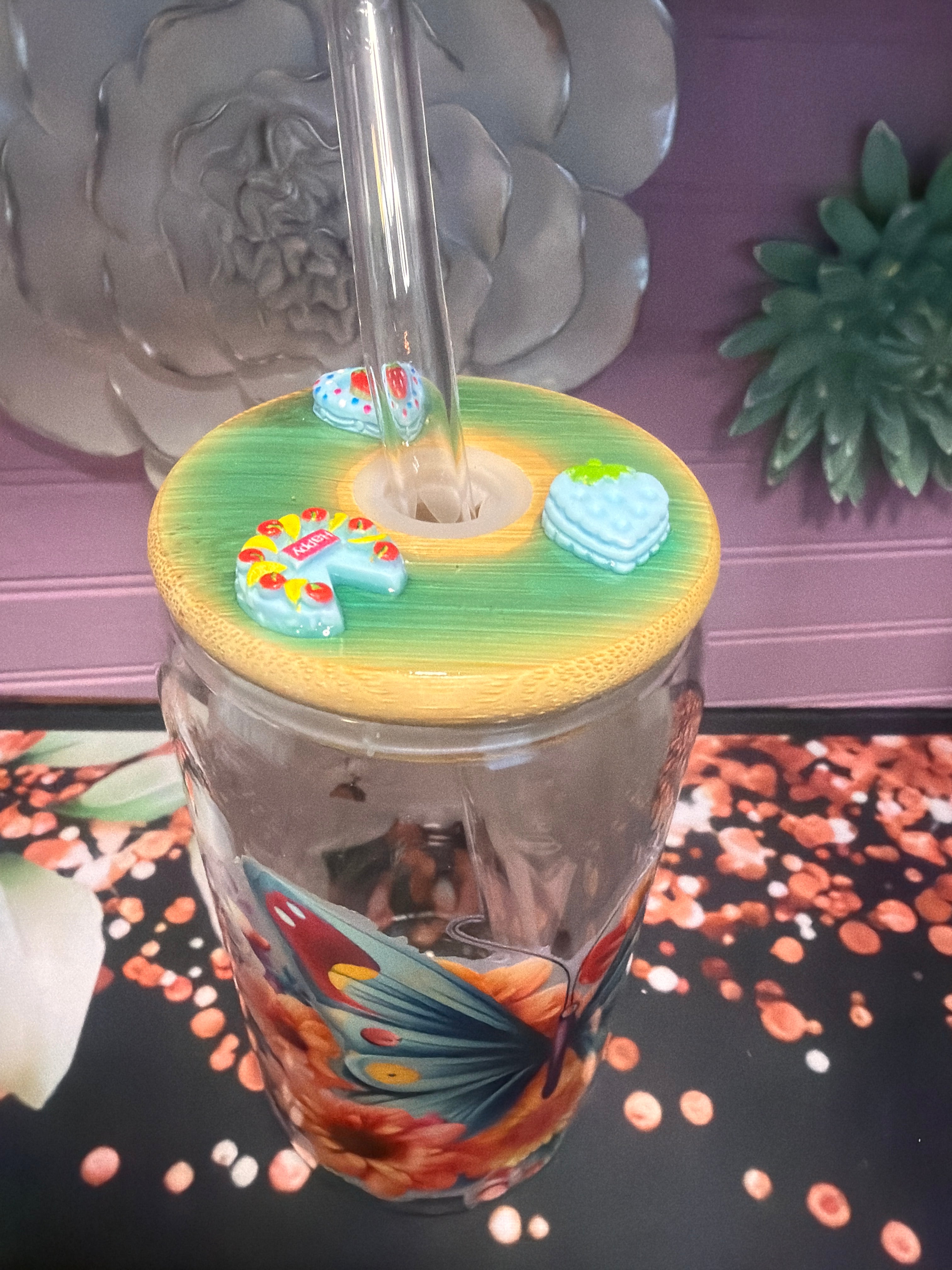 Stickers UV-DTF glass cup 16 oz