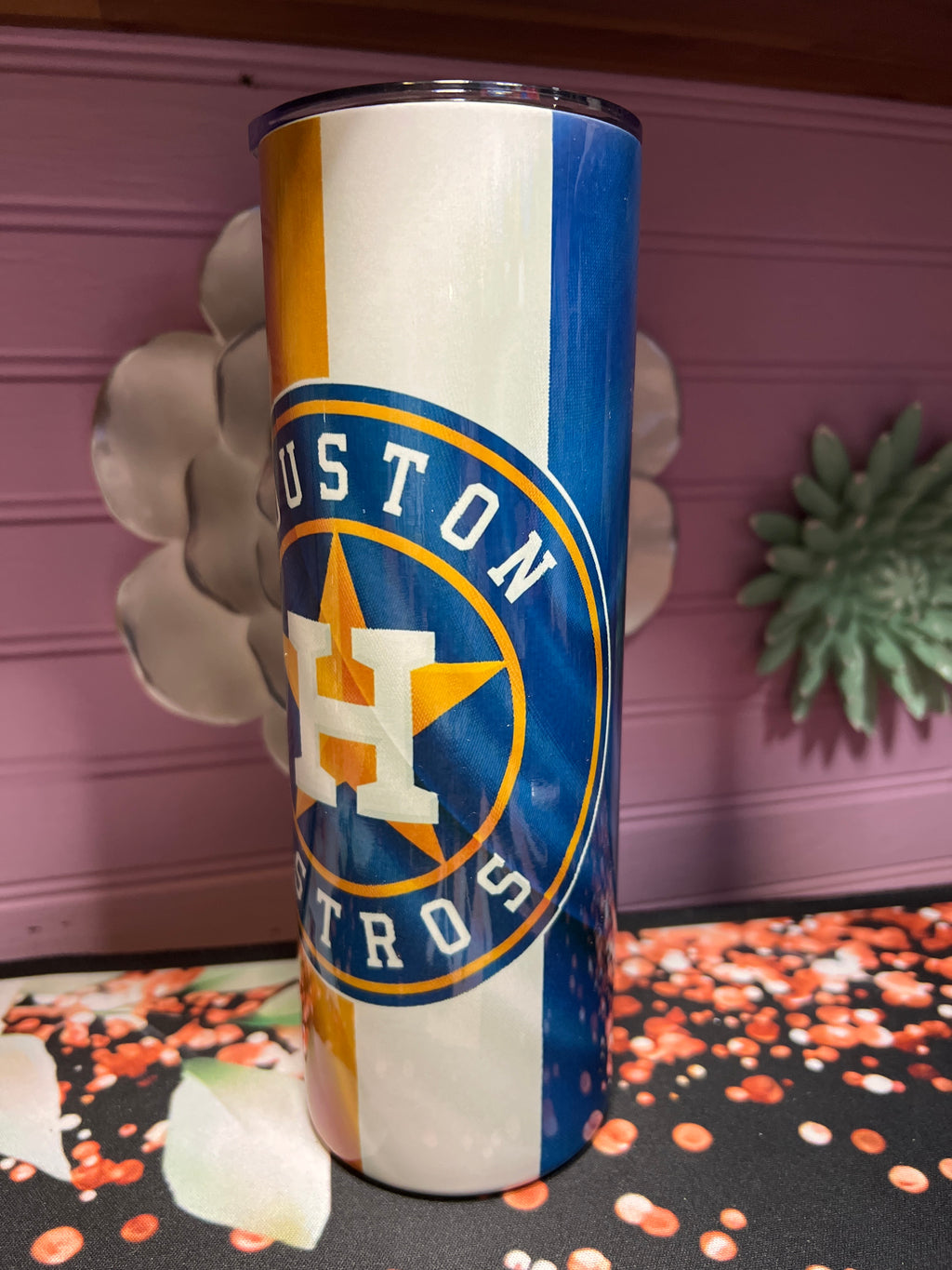 Houston Astros tumbler 20 oz 2 in 1
