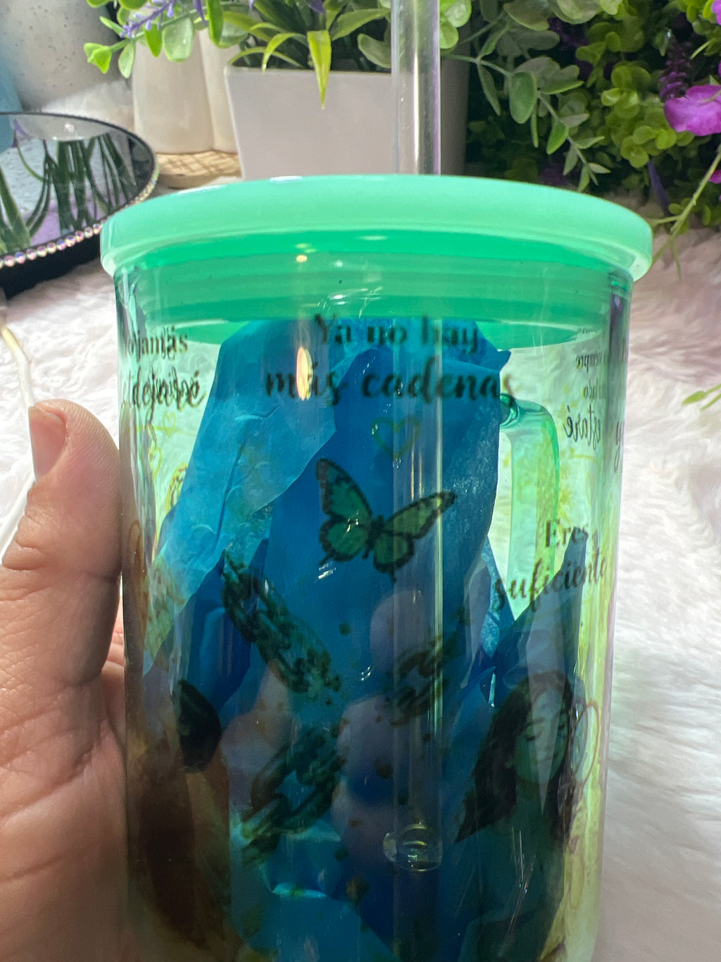 Se Fuerte glass cup 17 oz