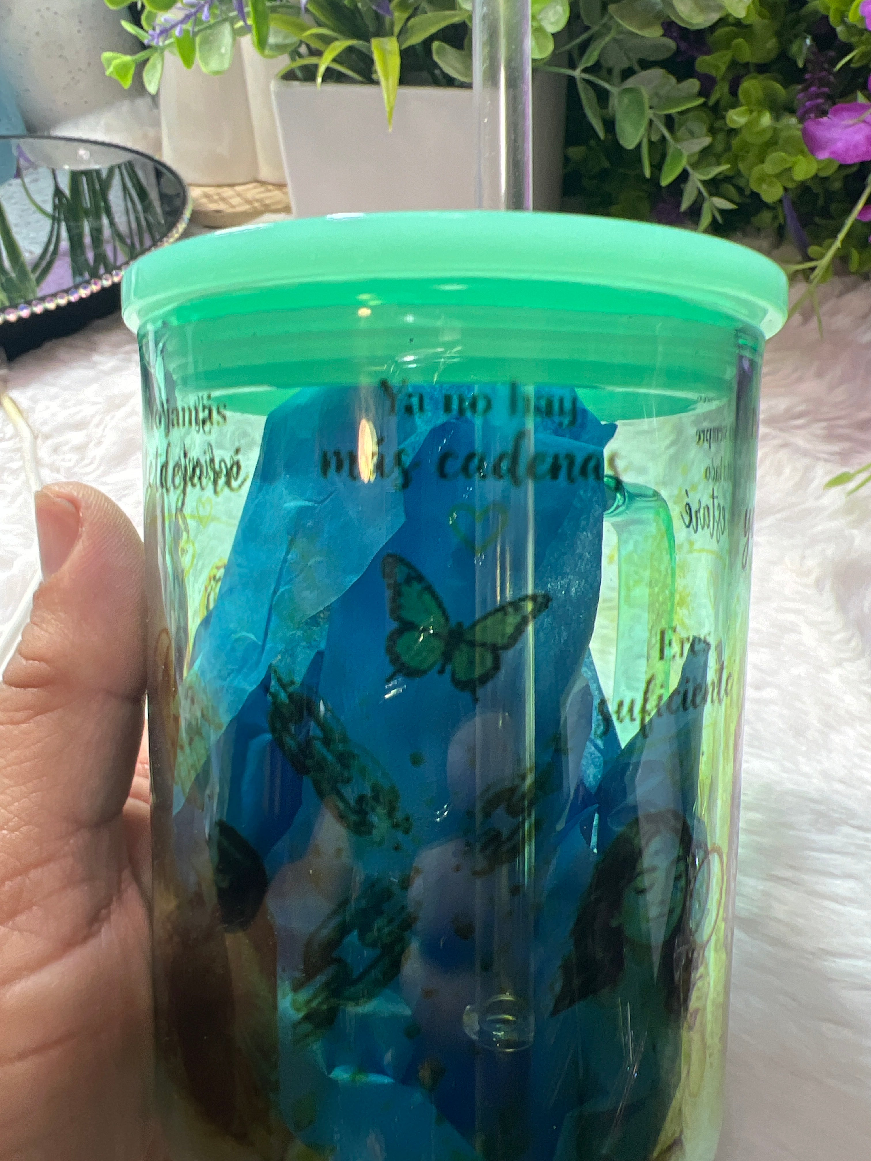 Se Fuerte glass cup 17 oz