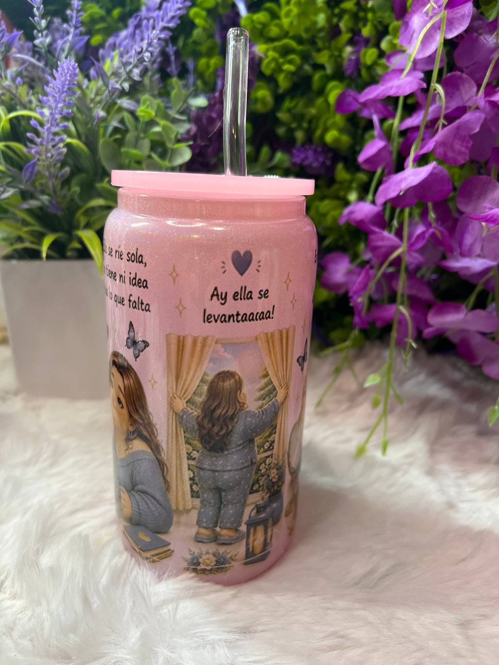 À la niña que fui glass cup 16 oz