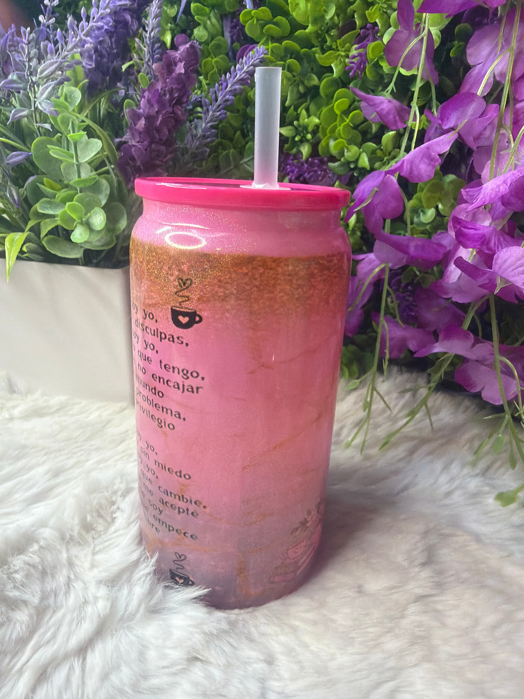 Así soy yo glass cup 16 oz