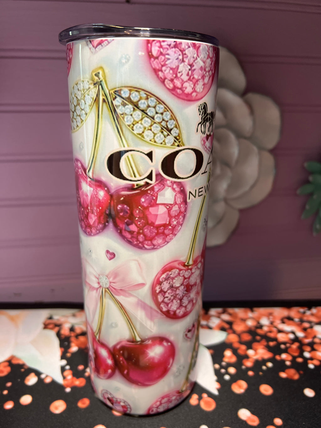 Coach tumbler 20 oz
