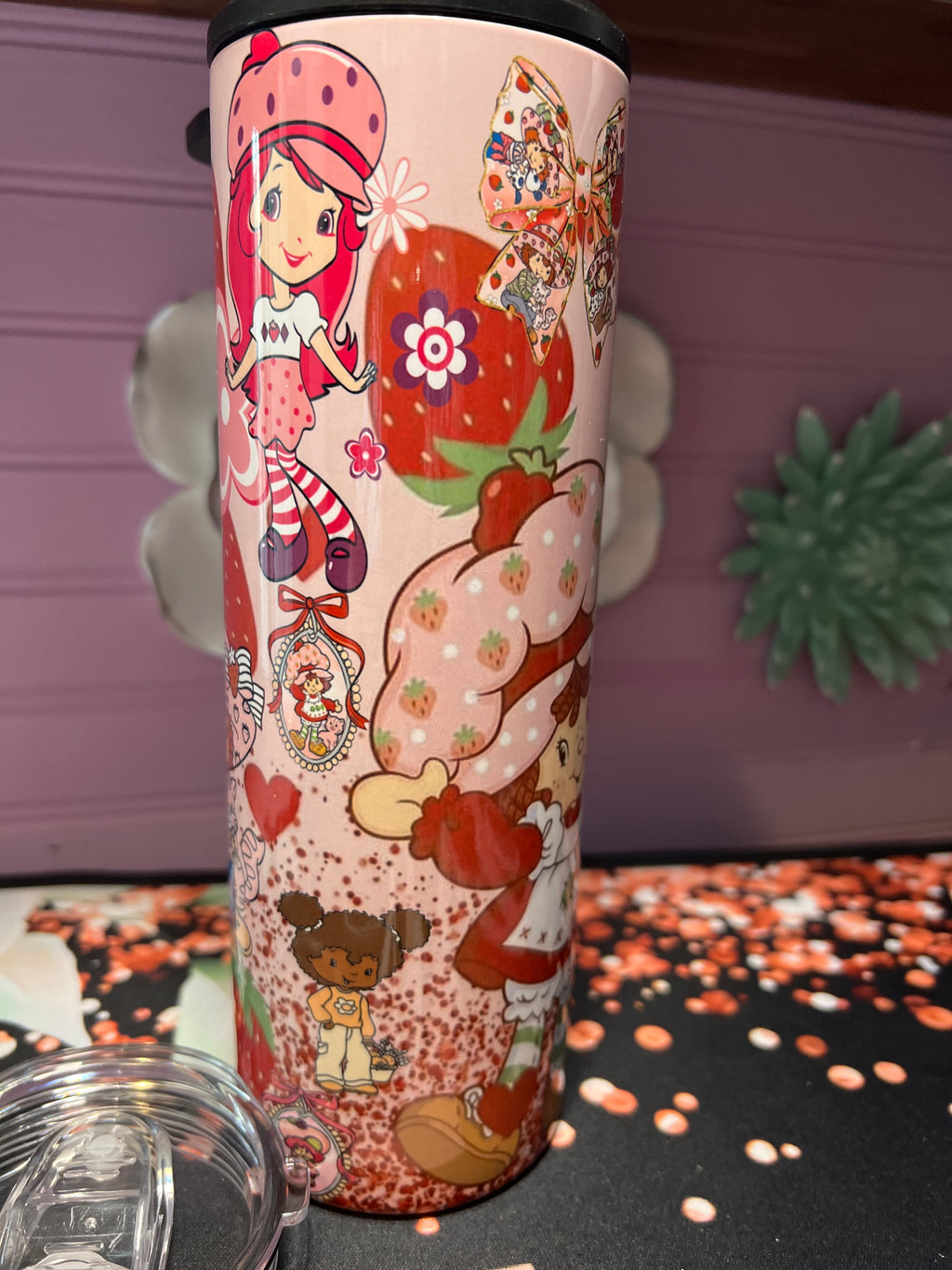 Rosa Fresita tumbler 20oz 2 in 1
