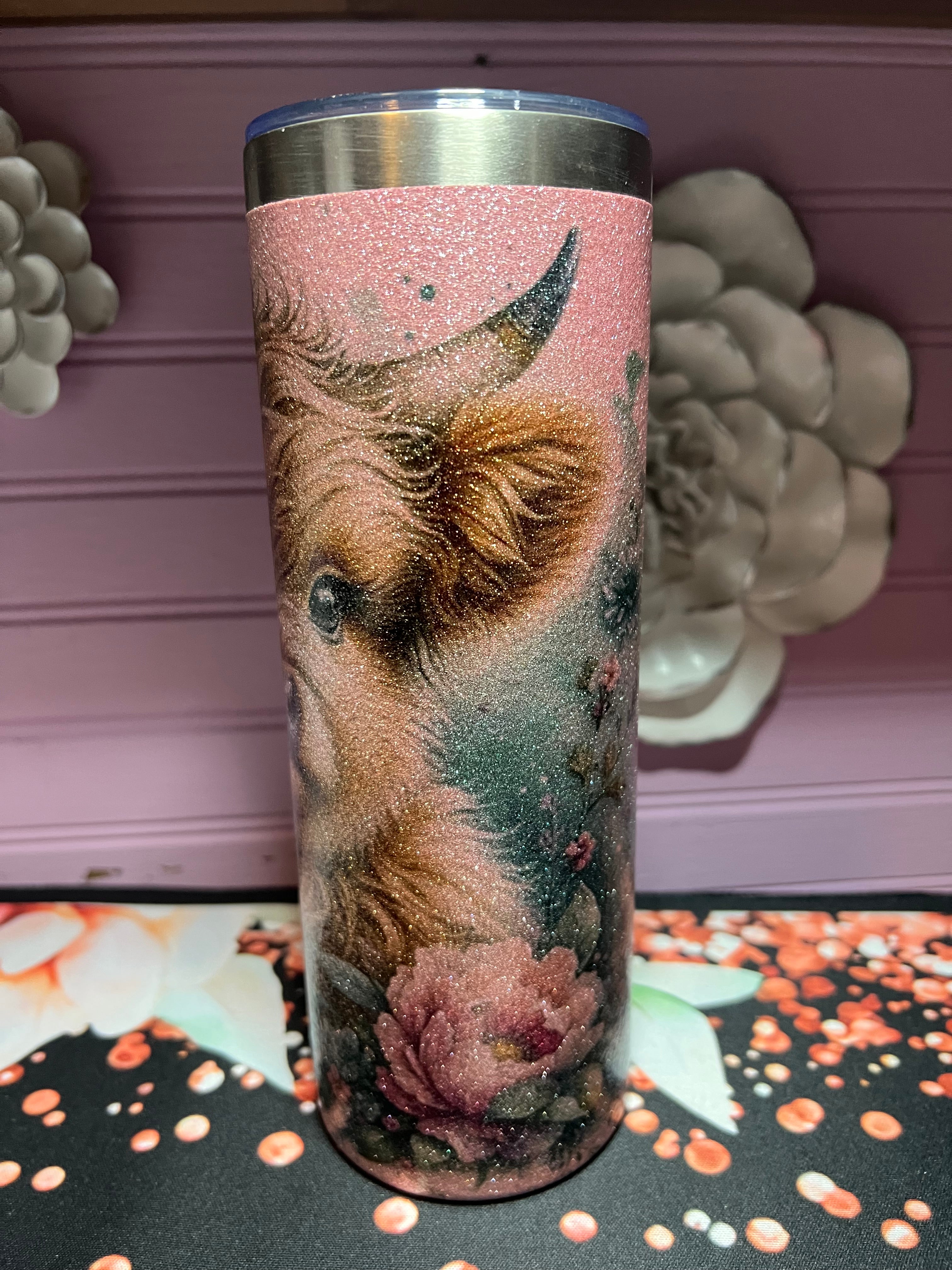 Tumbler 20oz cow
