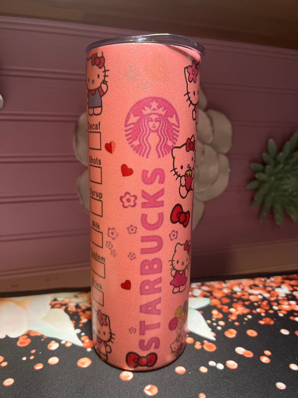 Pink Hello Kitty tumbler 20 oz