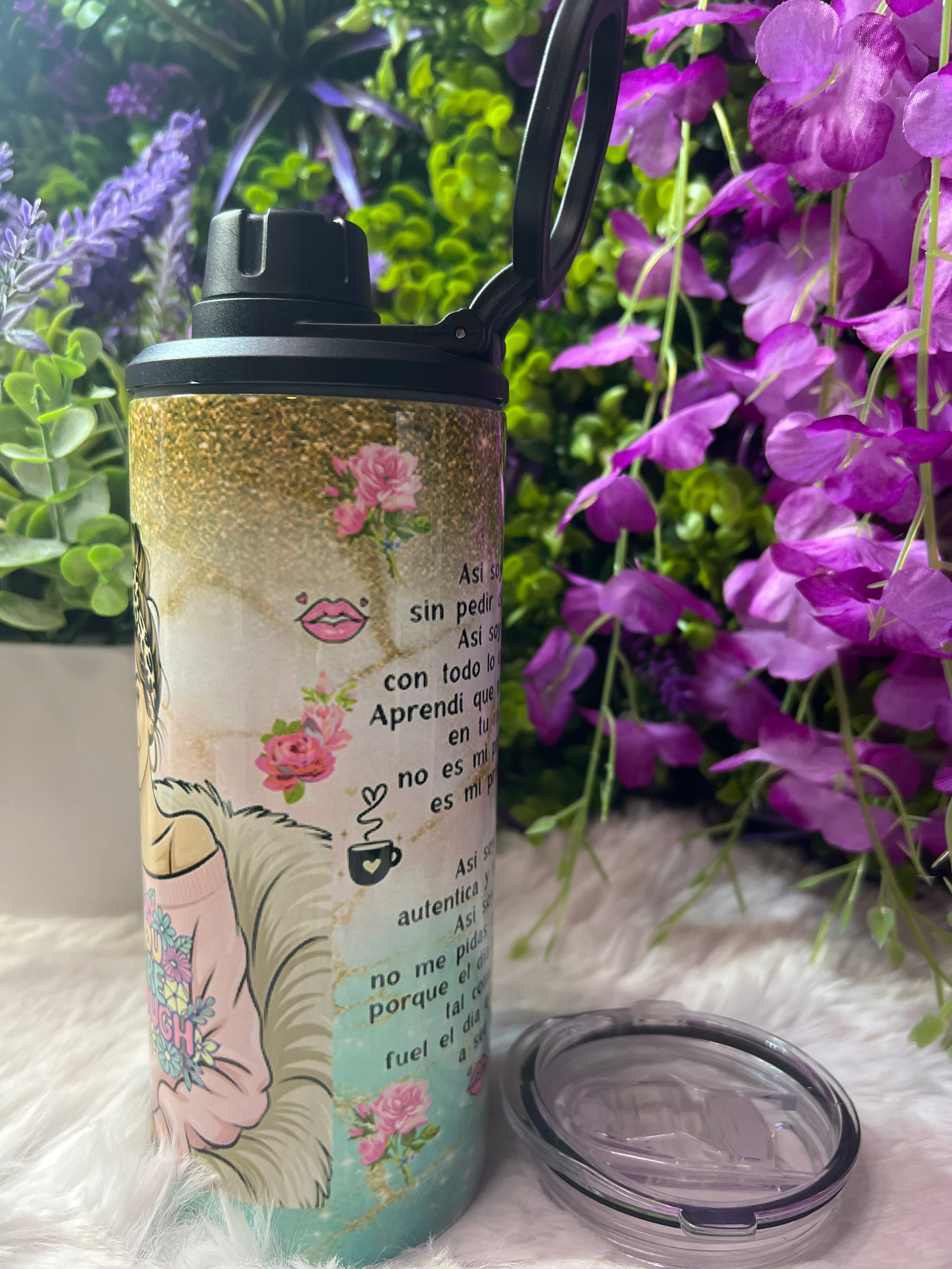 Así soy yo tumbler 15 oz 2 in 1