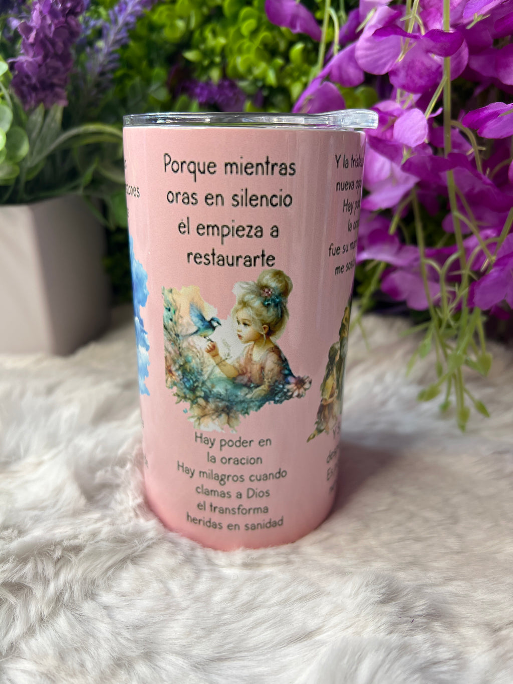 Hay poder en la oración tumbler 12 oz