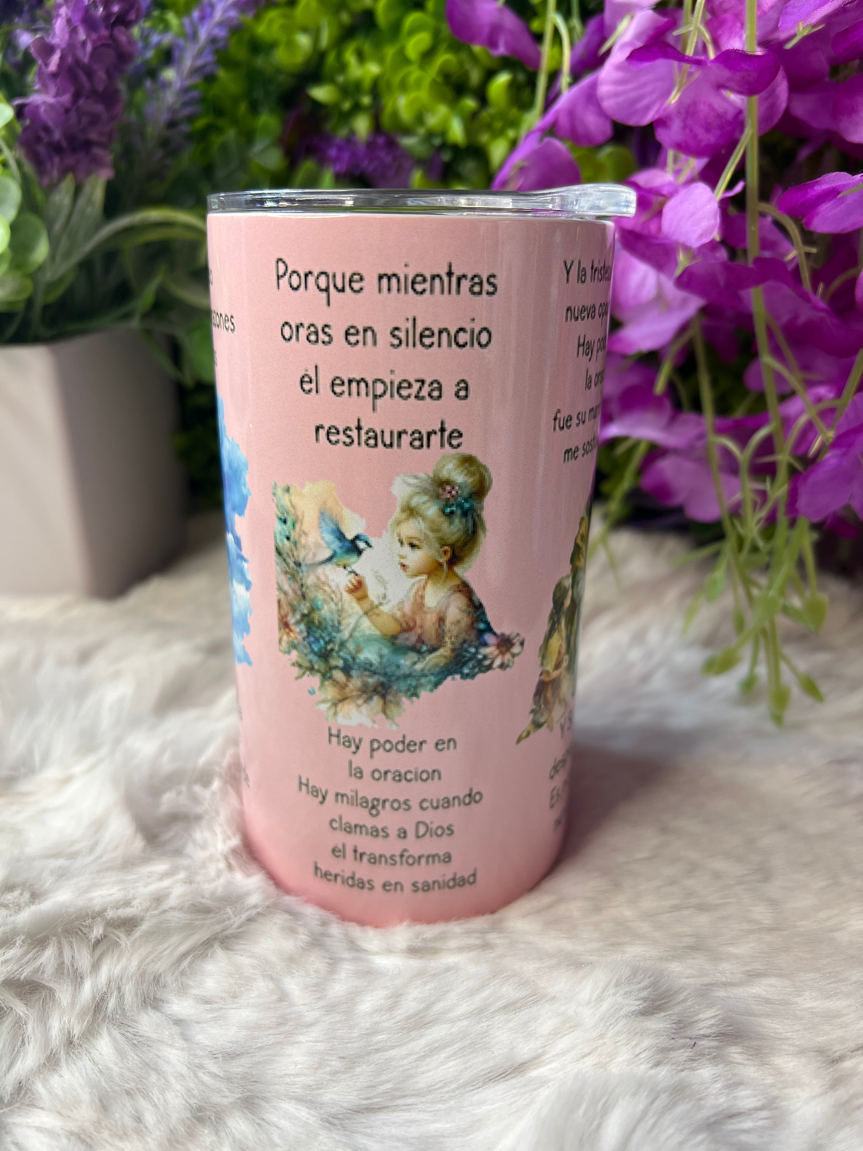 Hay poder en la oración tumbler 12 oz