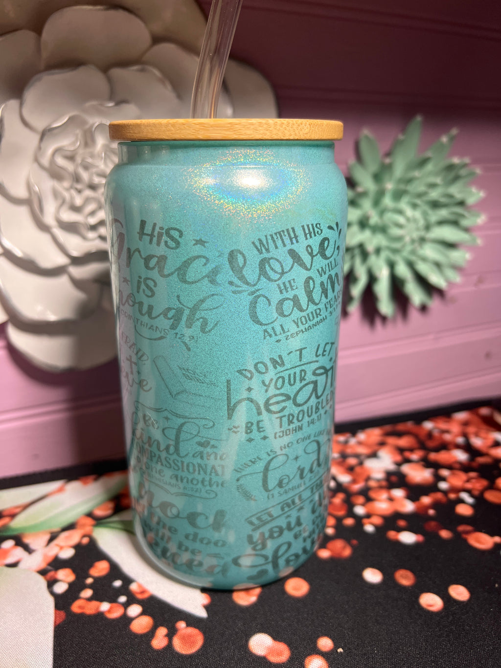 Glass cup 16oz
