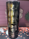 Hombre de Fe acero inoxidable tumbler 20 oz