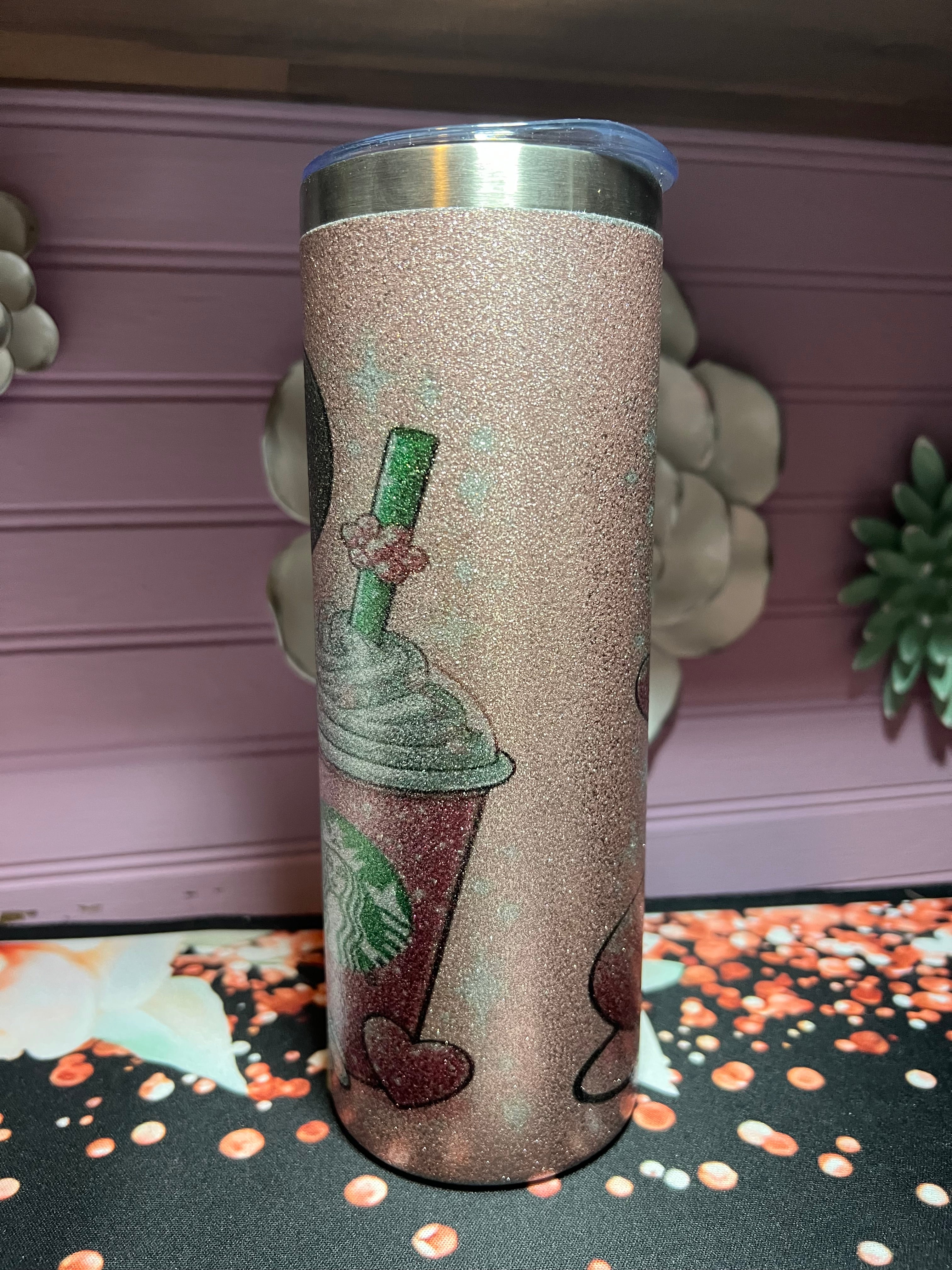 Pink tumbler 20 oz.
