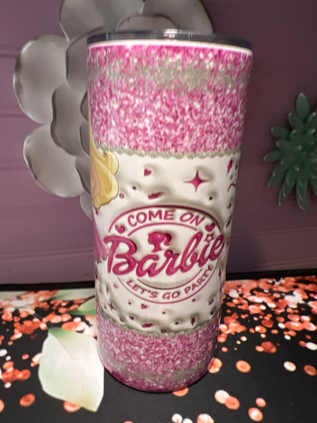 Barbie tumbler 15 oz