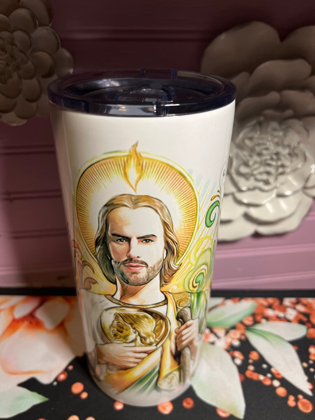 San Judas Tadeo tumbler 22 oz