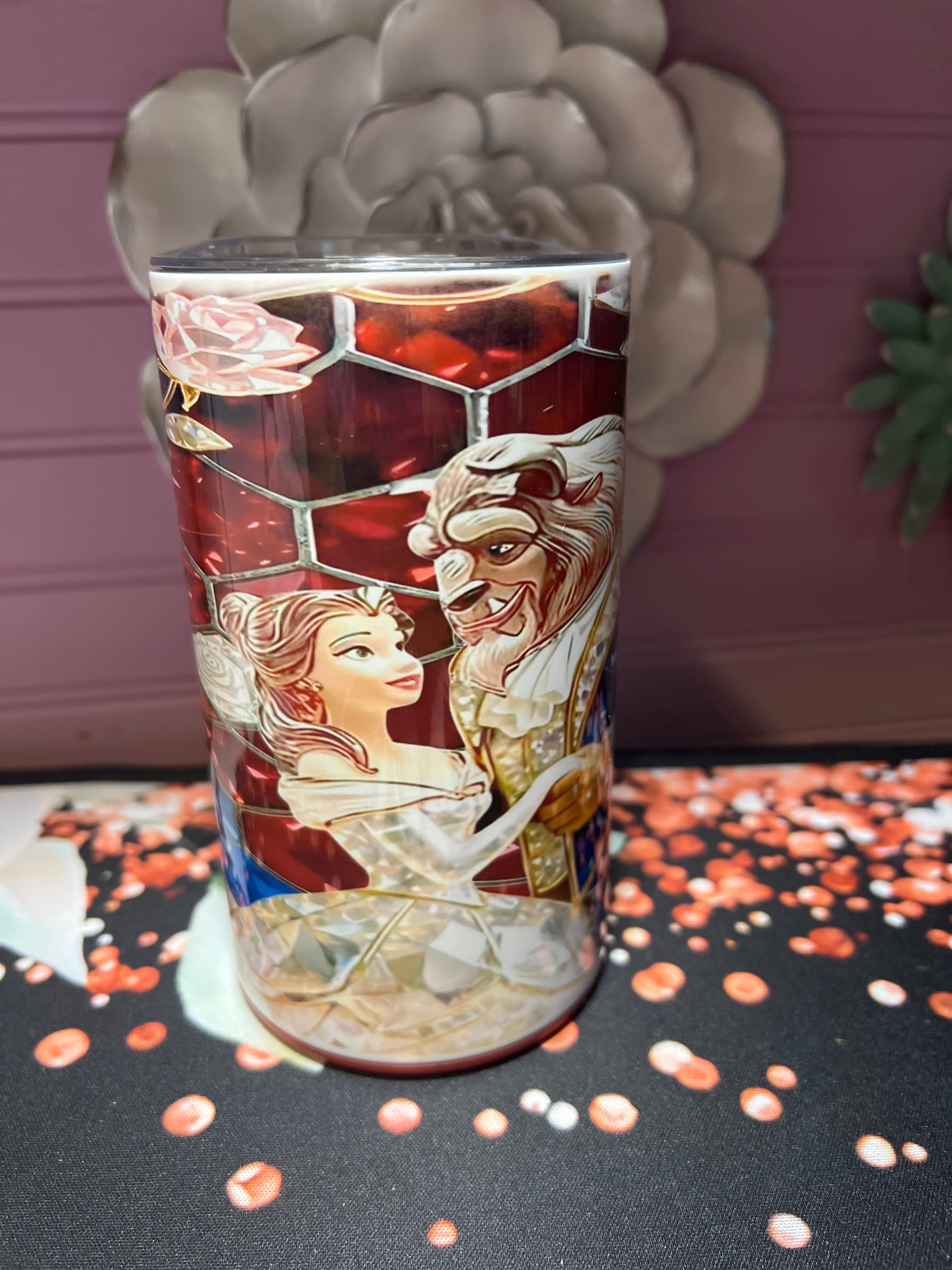 Bella y bestia taza 14 oz