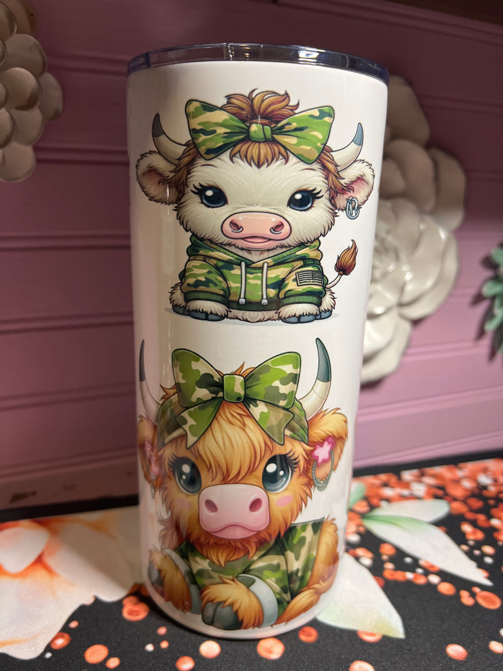Vaquita coquetas tumbler 22oz