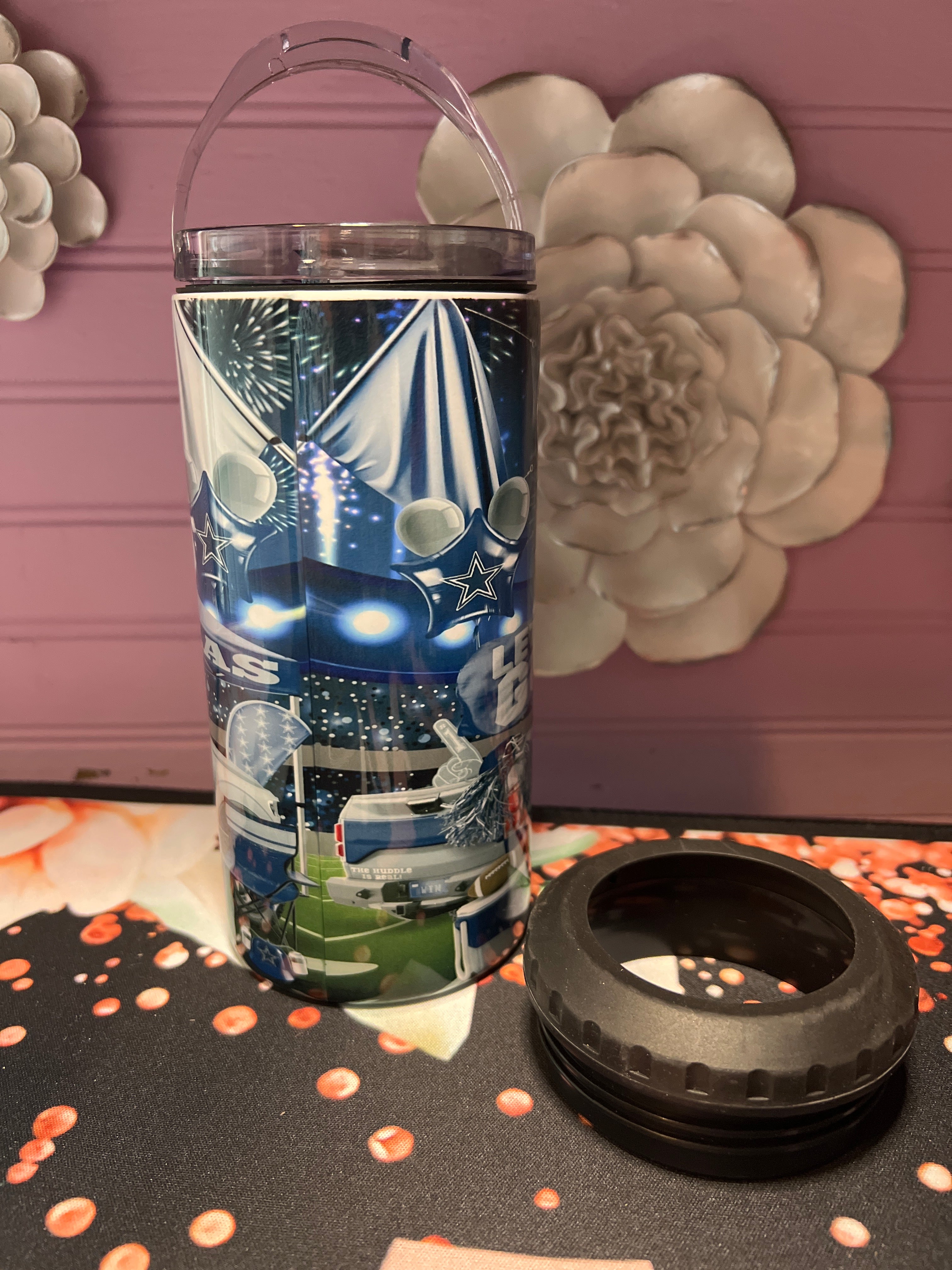 Cowboys tumbler 16 oz 4 in 1