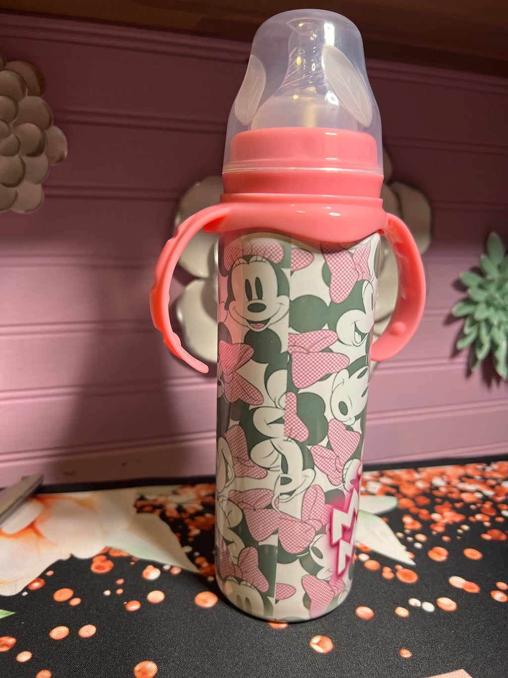 Minnie Mouse biberón 8oz