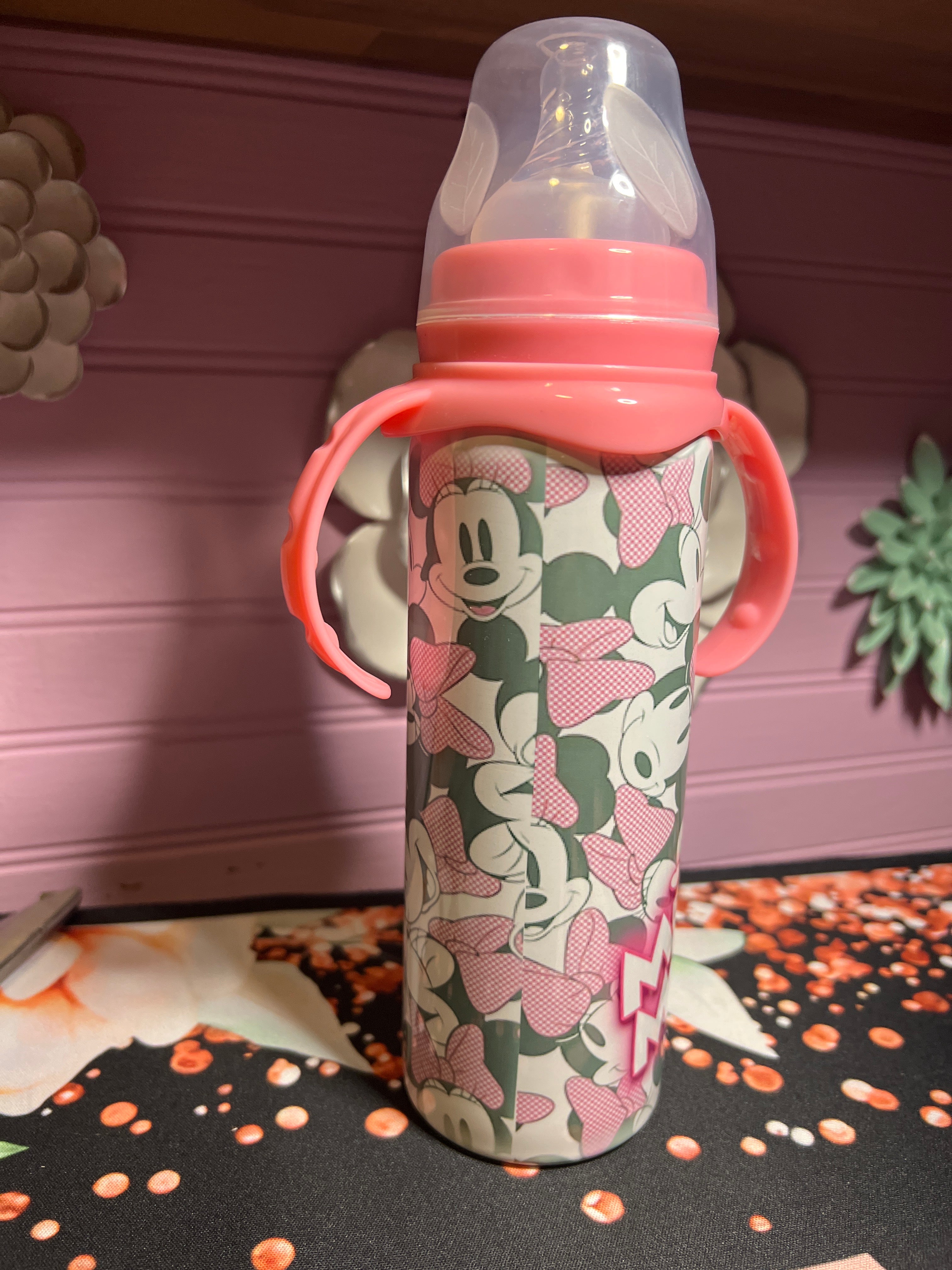 Minnie Mouse biberón 8oz