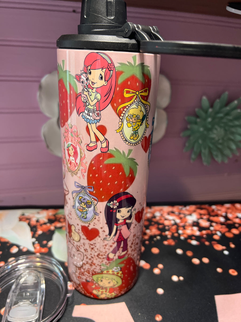 Rosa Fresita tumbler 20oz 2 in 1