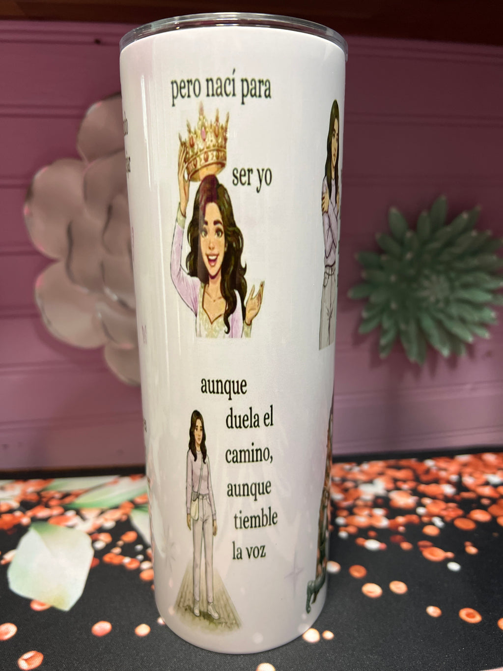 Nací para ser yo tumbler 20 oz
