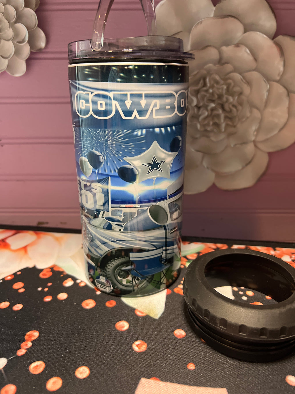 Cowboys tumbler 16 oz 4 in 1