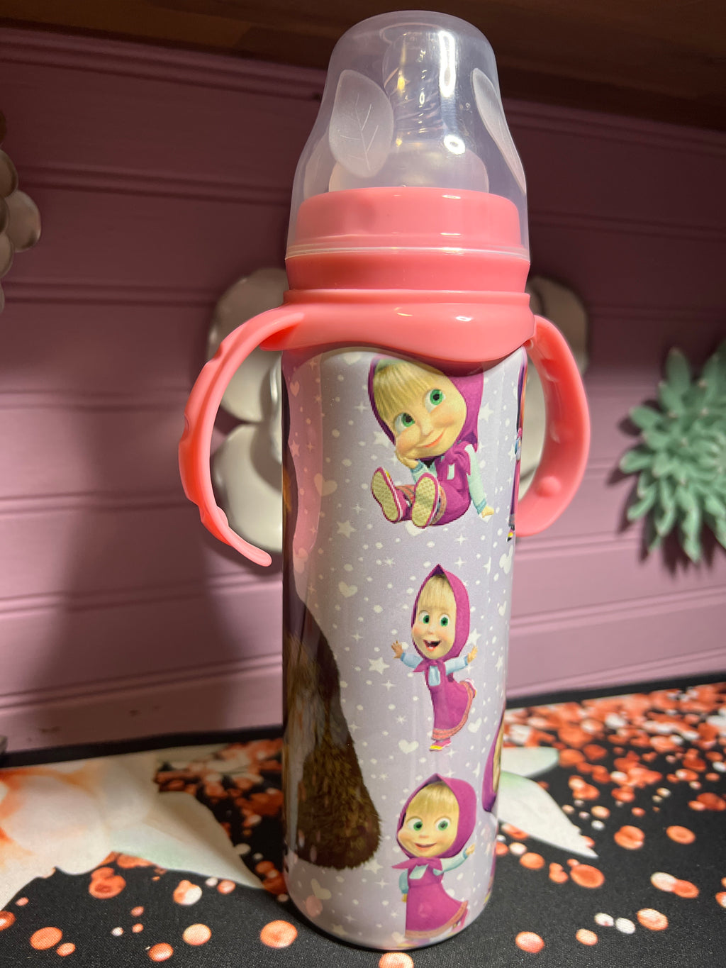 Masha y el oso biberón 8 oz