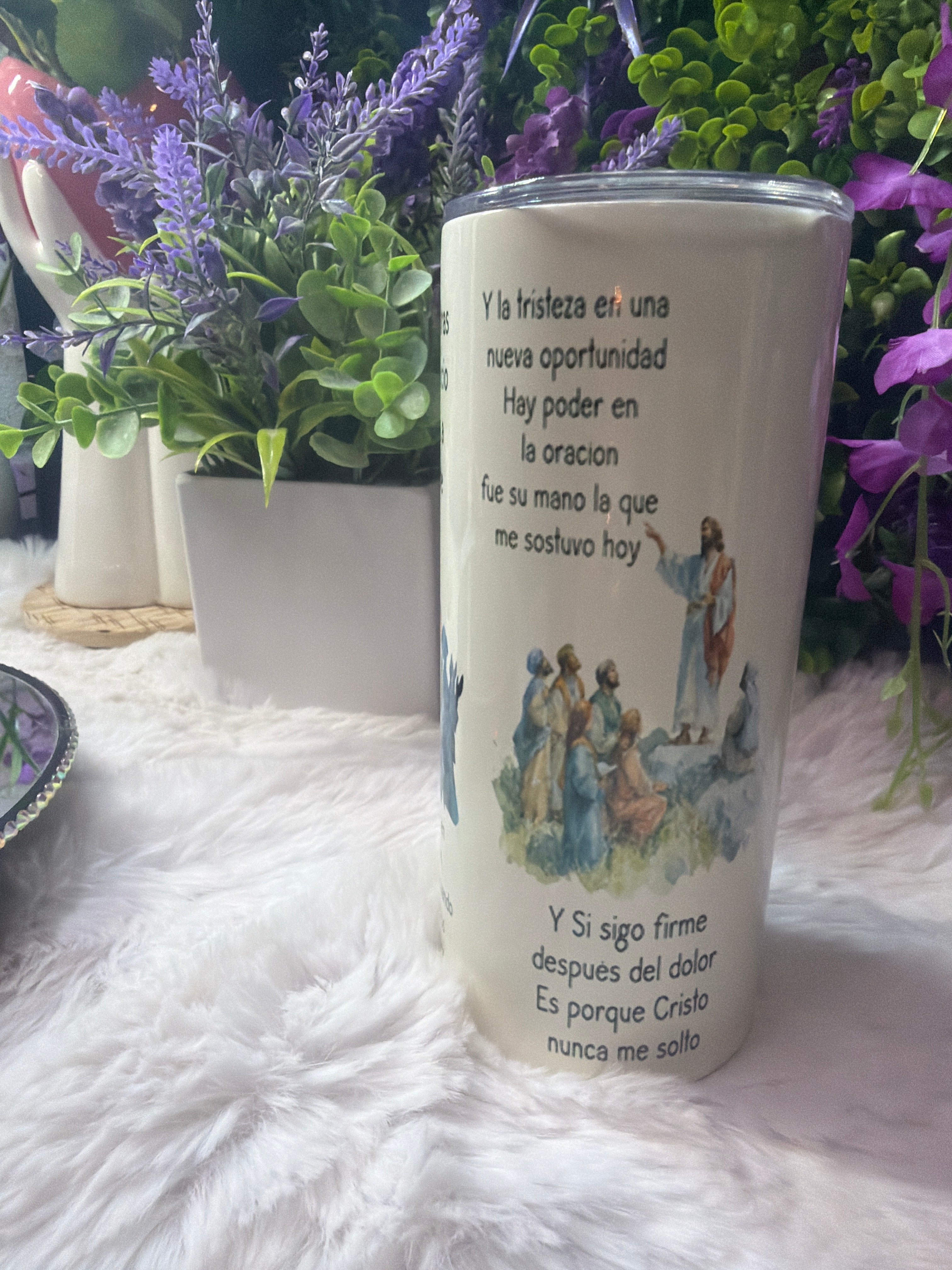 Hay poder en la oración tumbler 15 oz