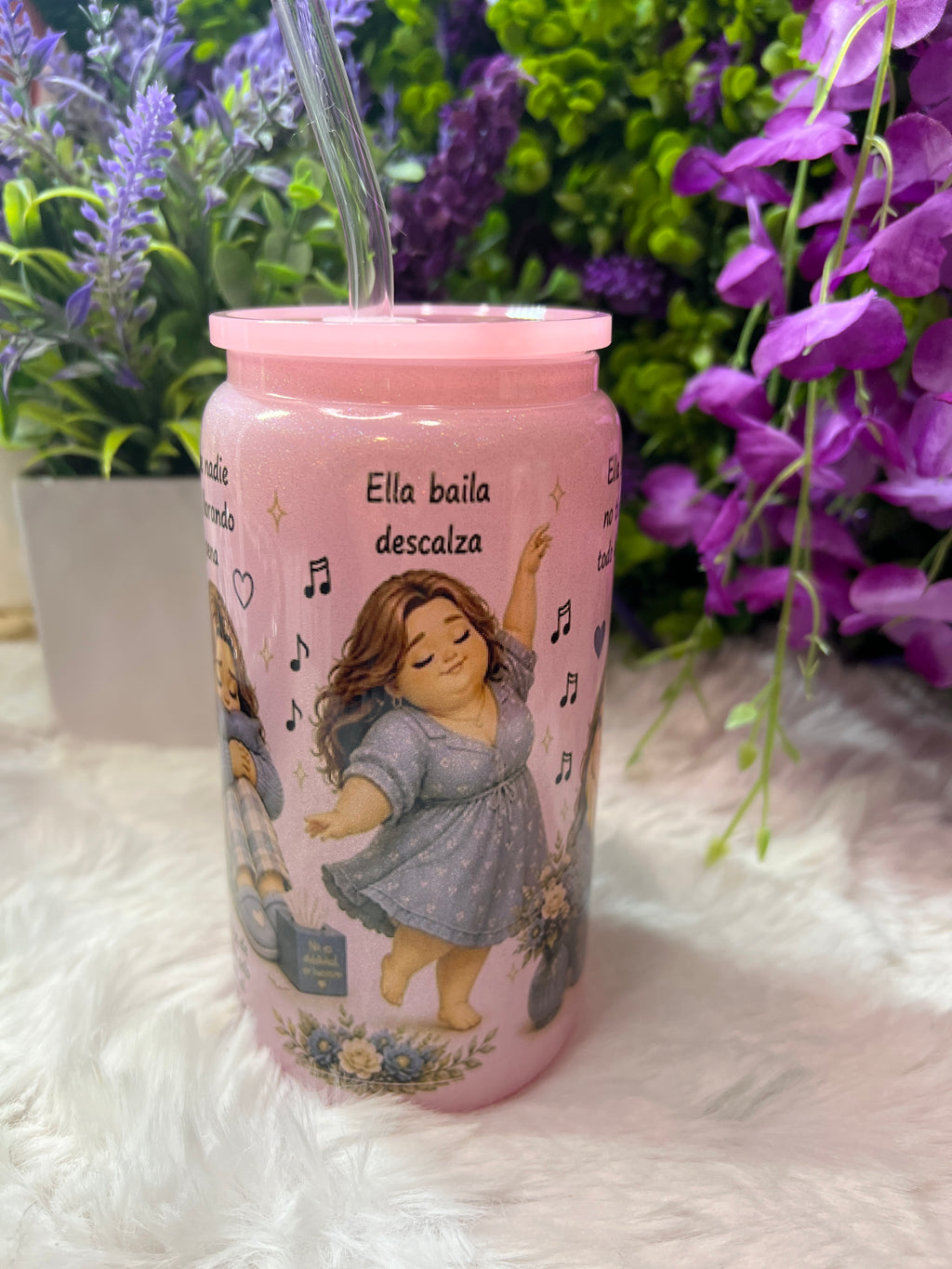 À la niña que fui glass cup 16 oz