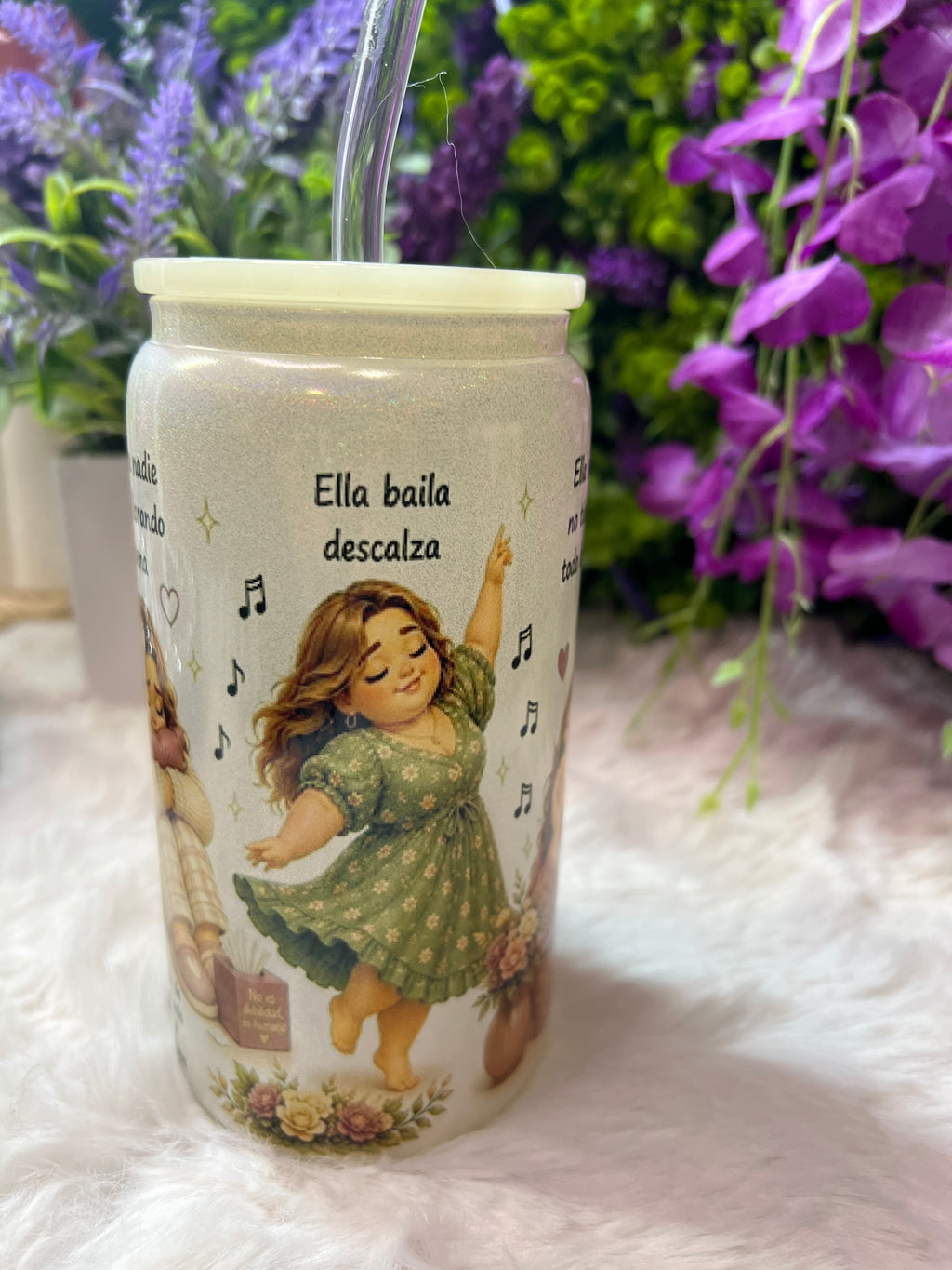 À la niña que fui glass cup 16 oz