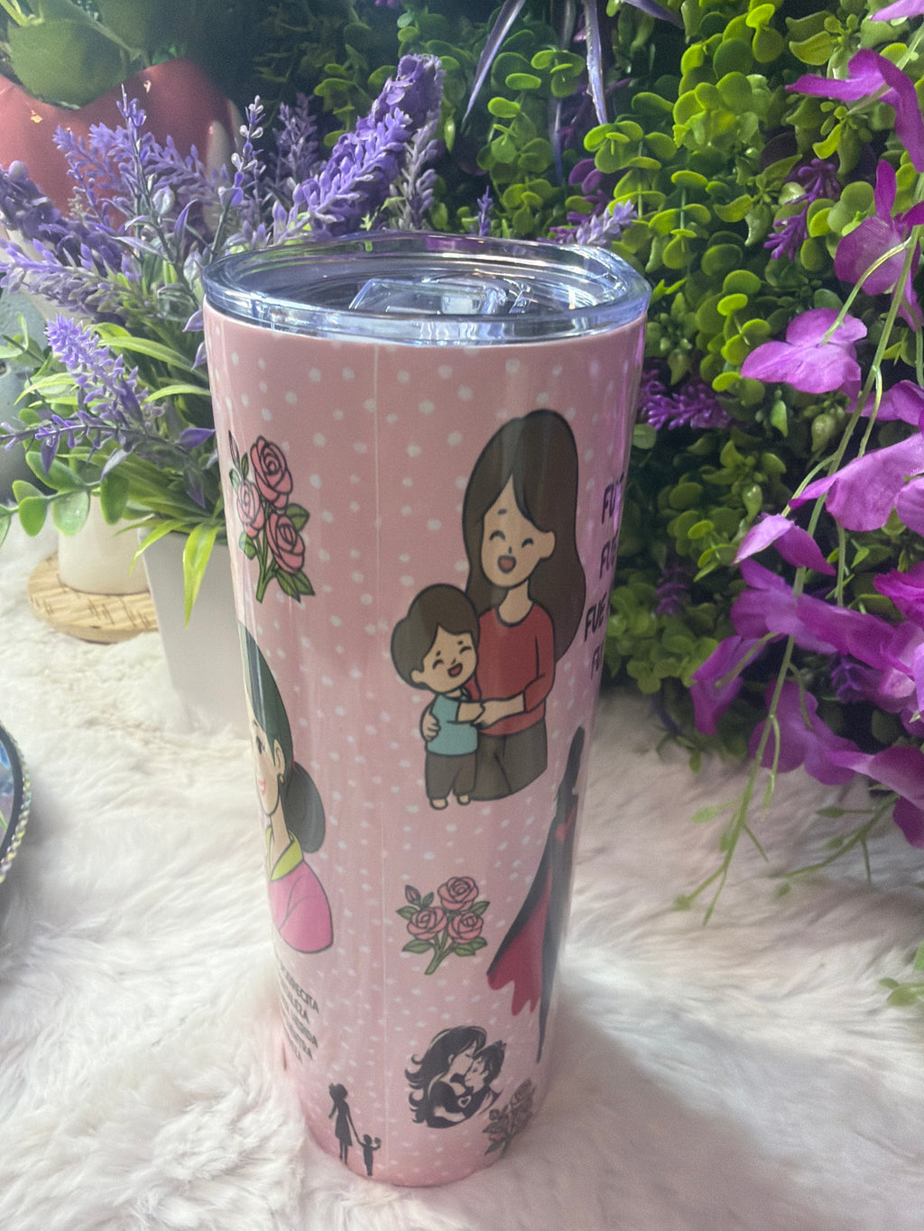 Sola se levantó tumbler 20 oz