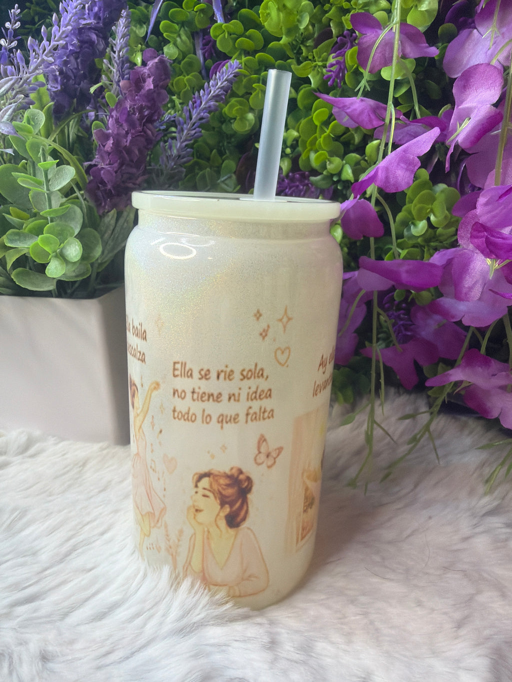 À la niña que fui glass cup 16 oz