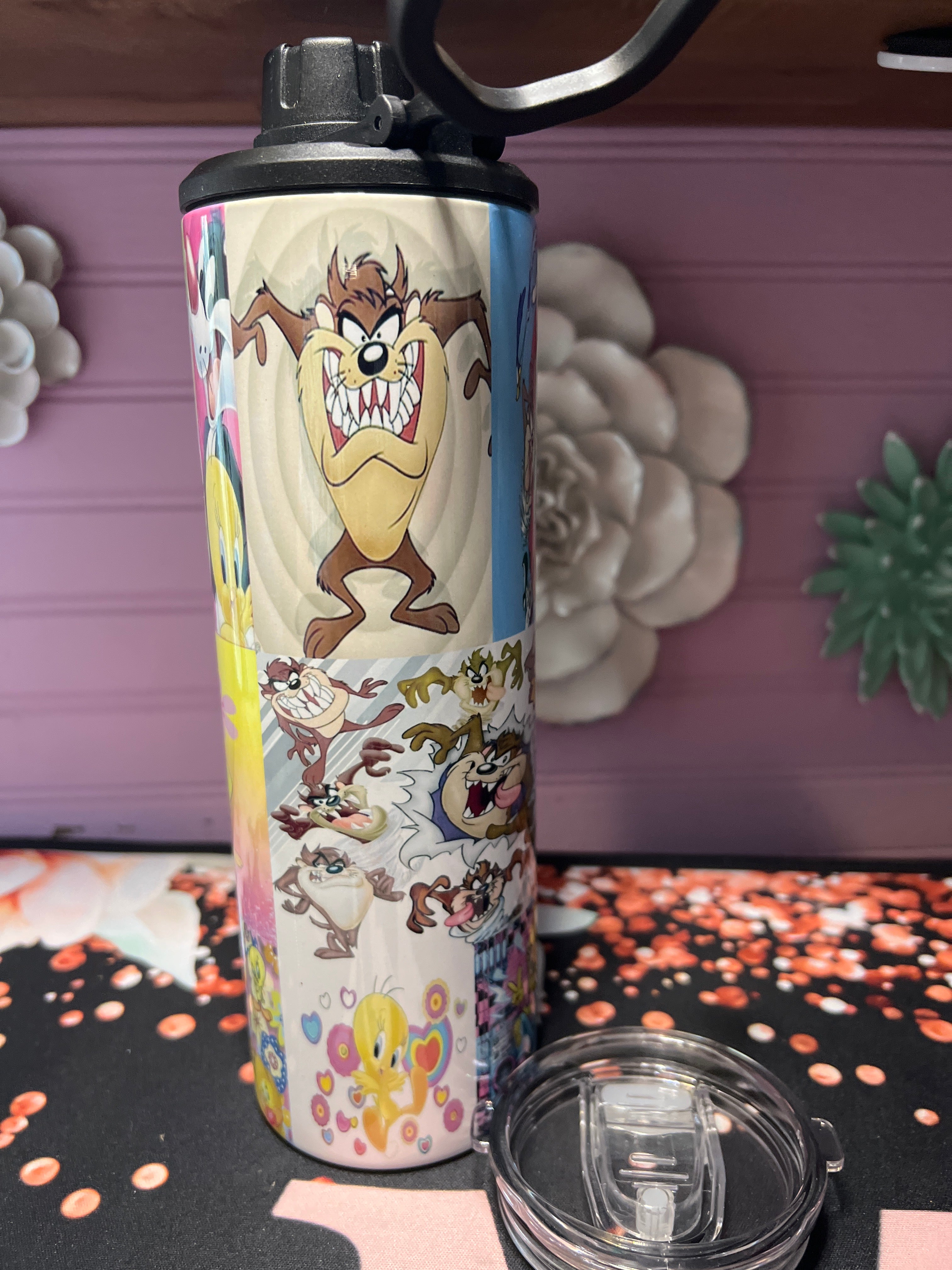 Tweety tumbler 20oz 2 in 1