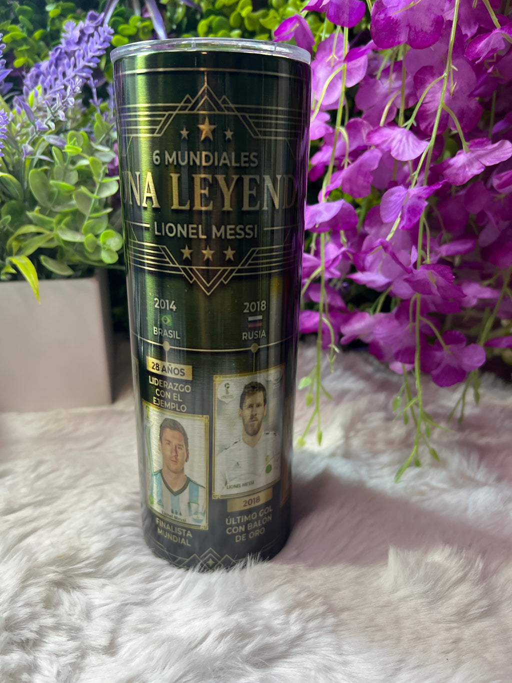 Messi tumbler acero inoxidable 20 oz