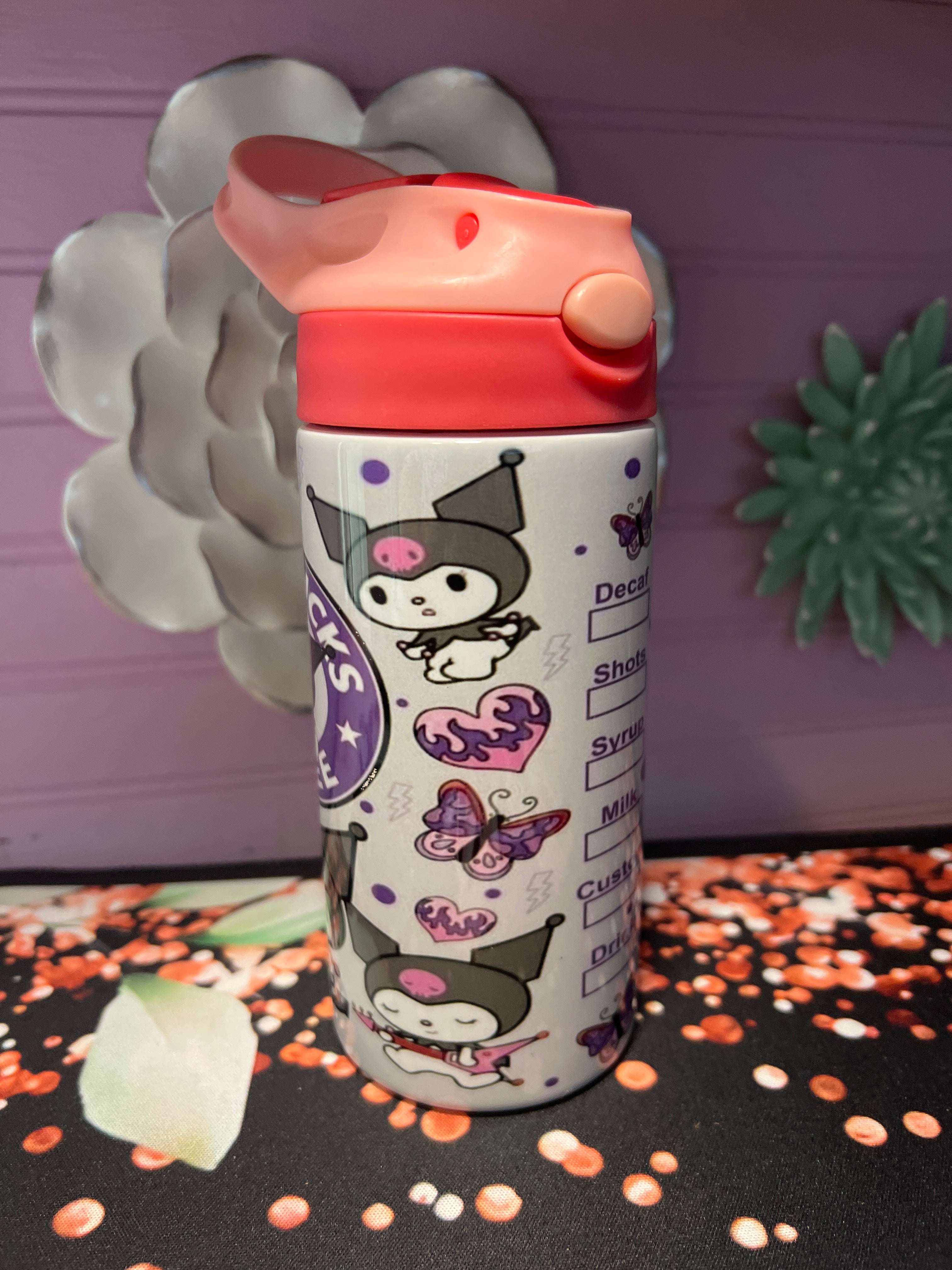 Kuromi tumbler 12 oz