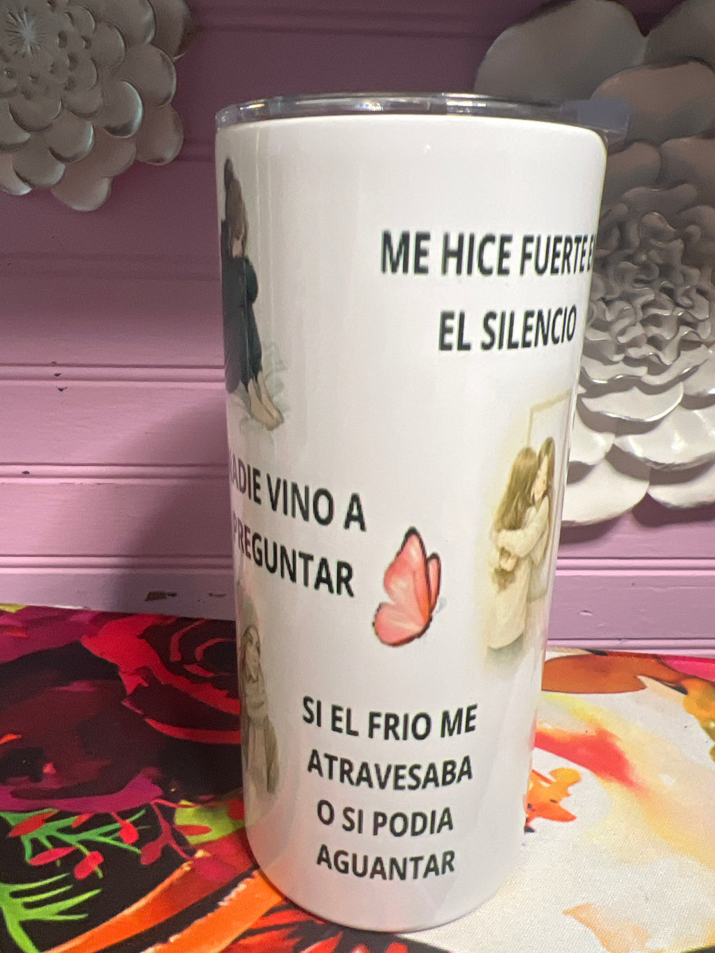 Que hablen de mí tumbler 15 oz