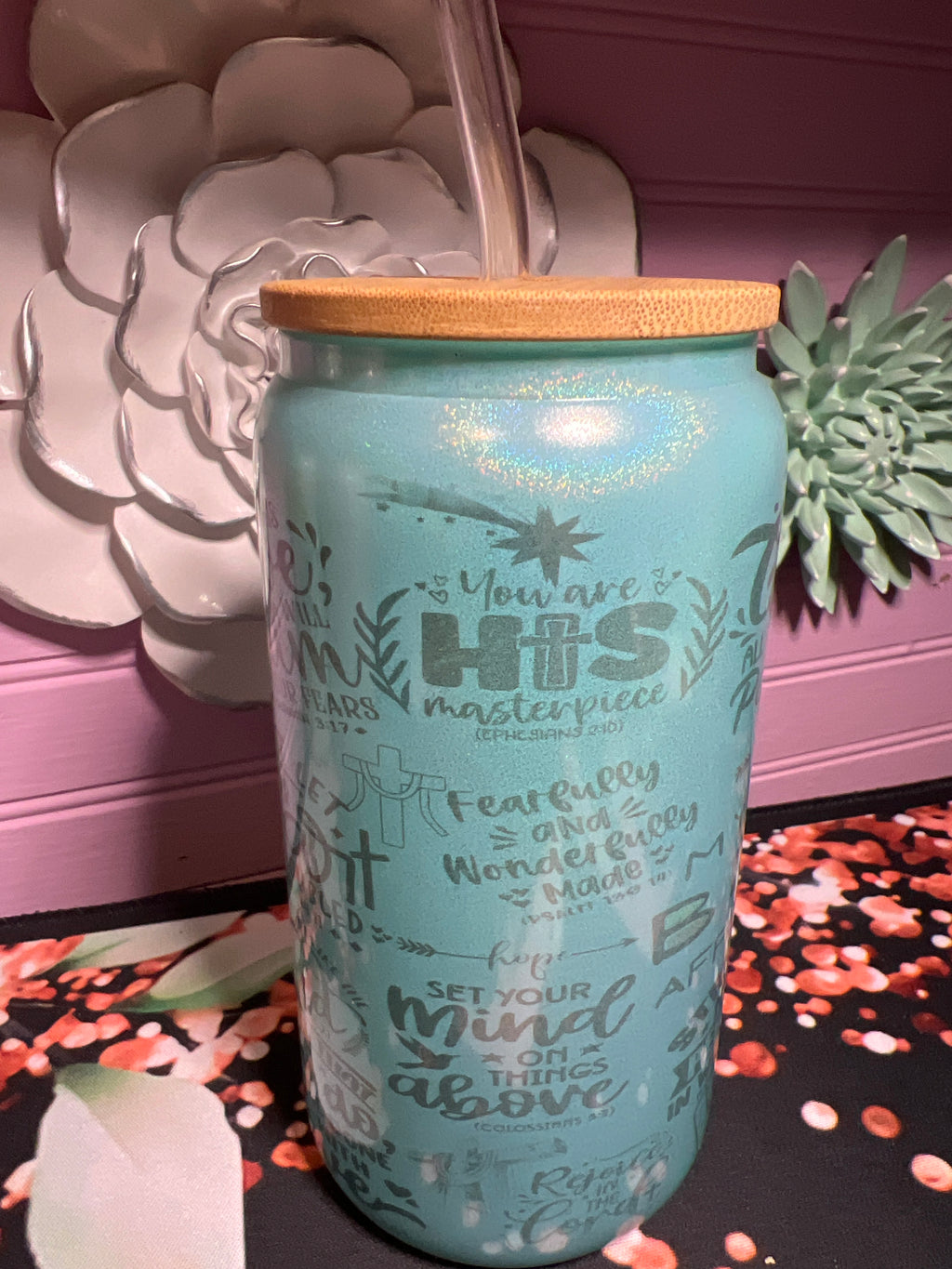 Glass cup 16oz
