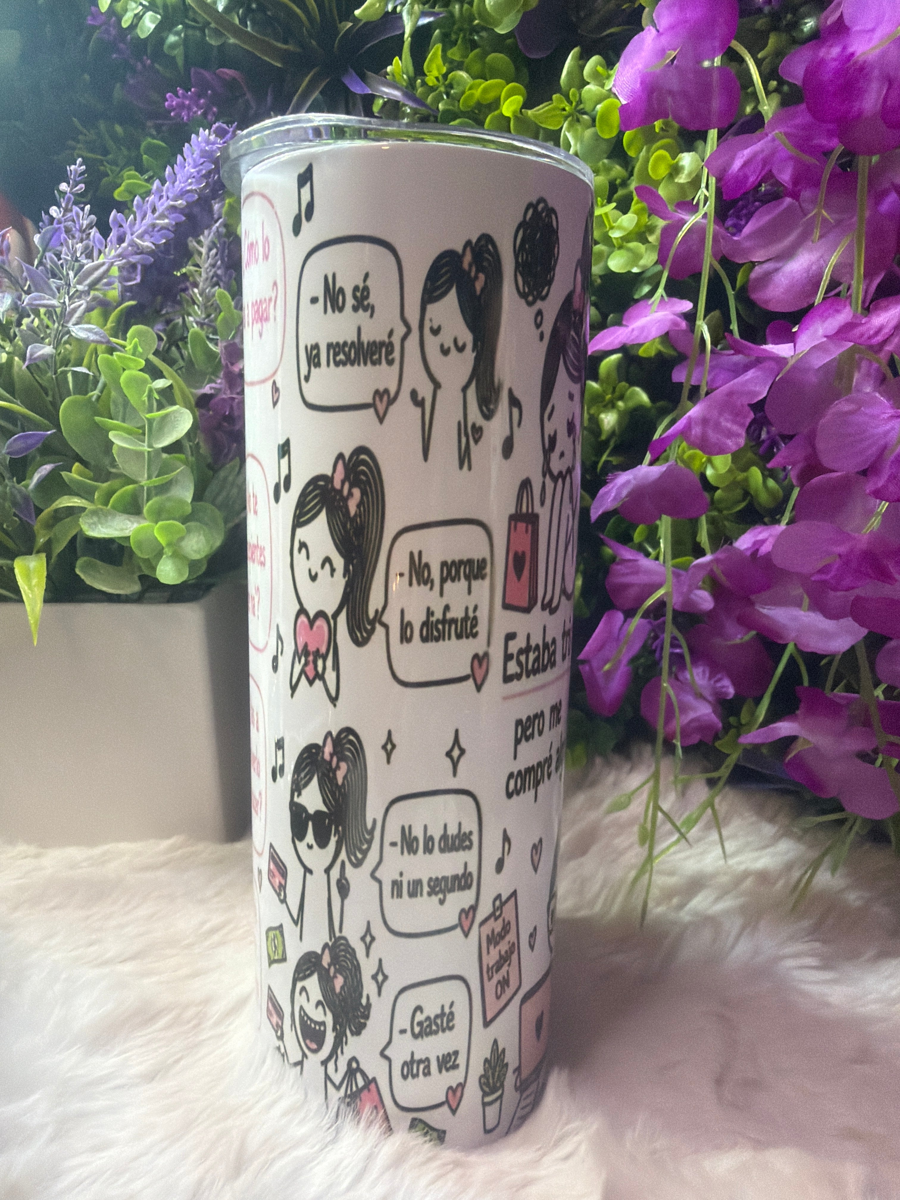 Estaba triste tumbler 20 oz