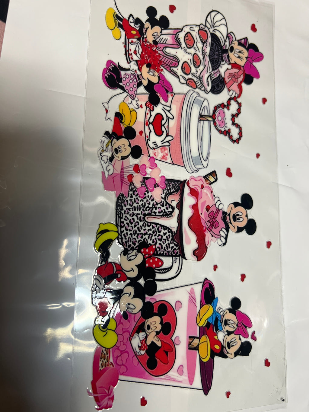 Mickey Minnie Mouse stickers UV DTF