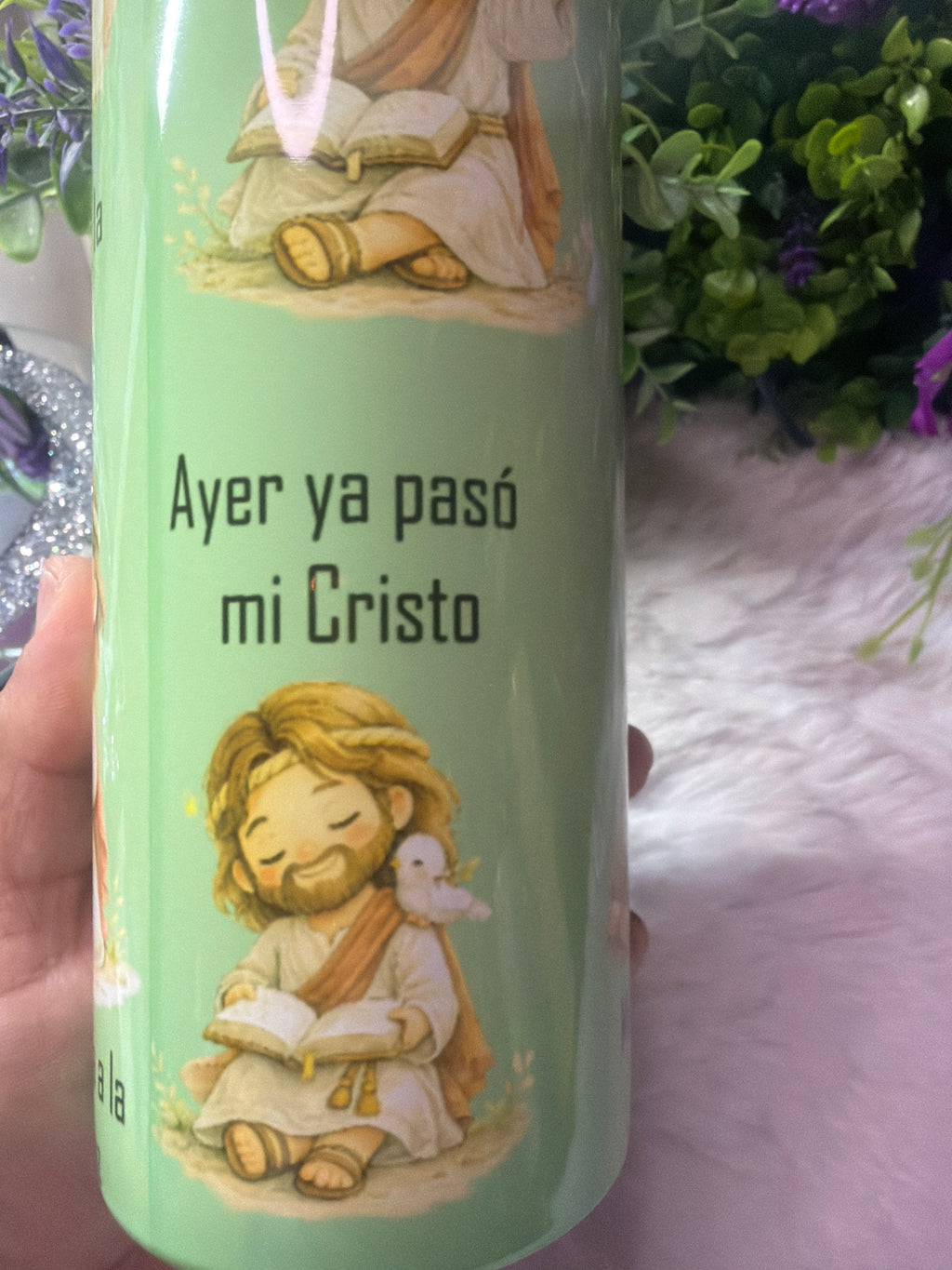 Un día à la vez tumbler 20 oz