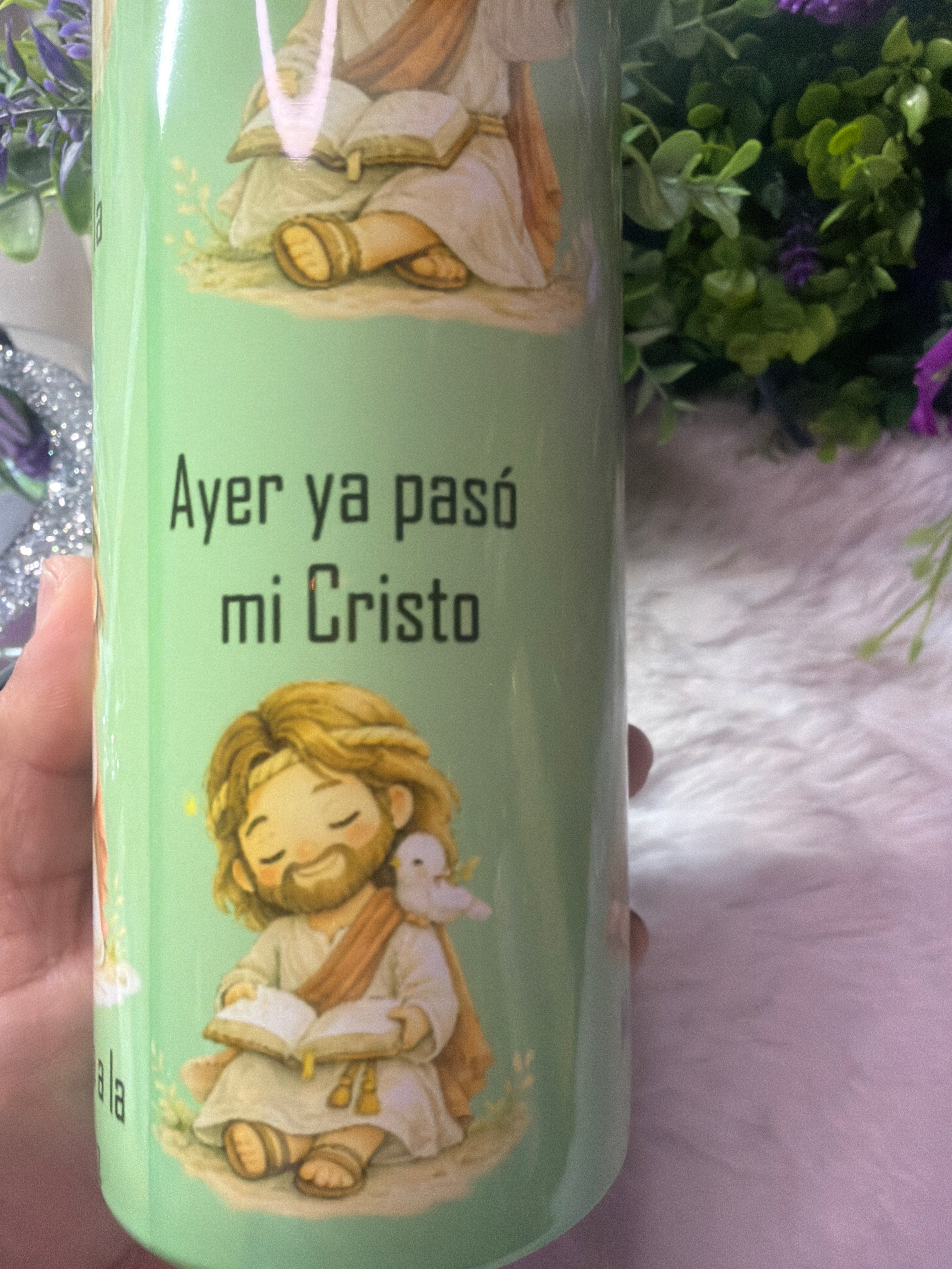 Un día à la vez tumbler 20 oz