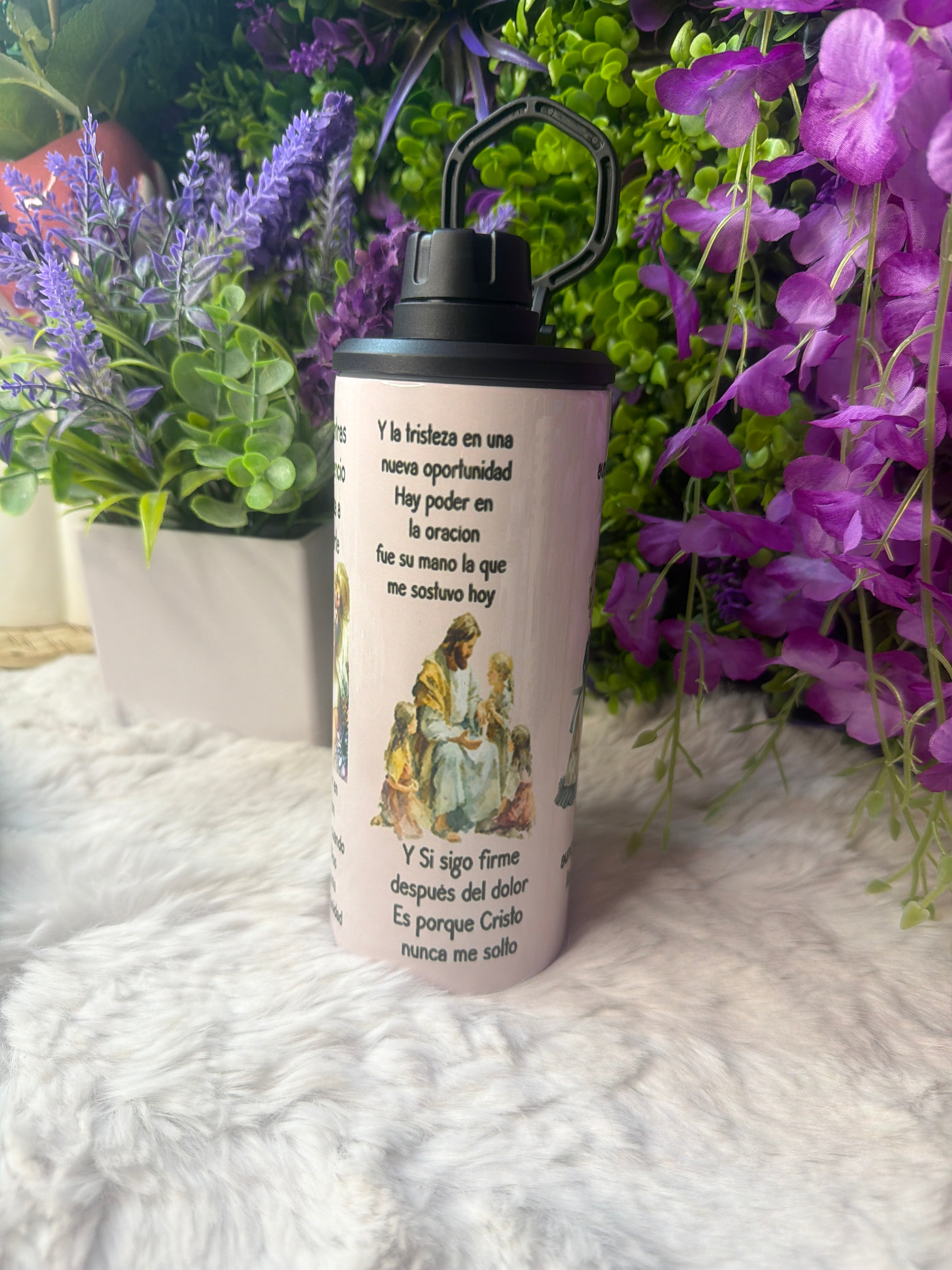 Hay poder en la oración tumbler 15 oz 2 in 1