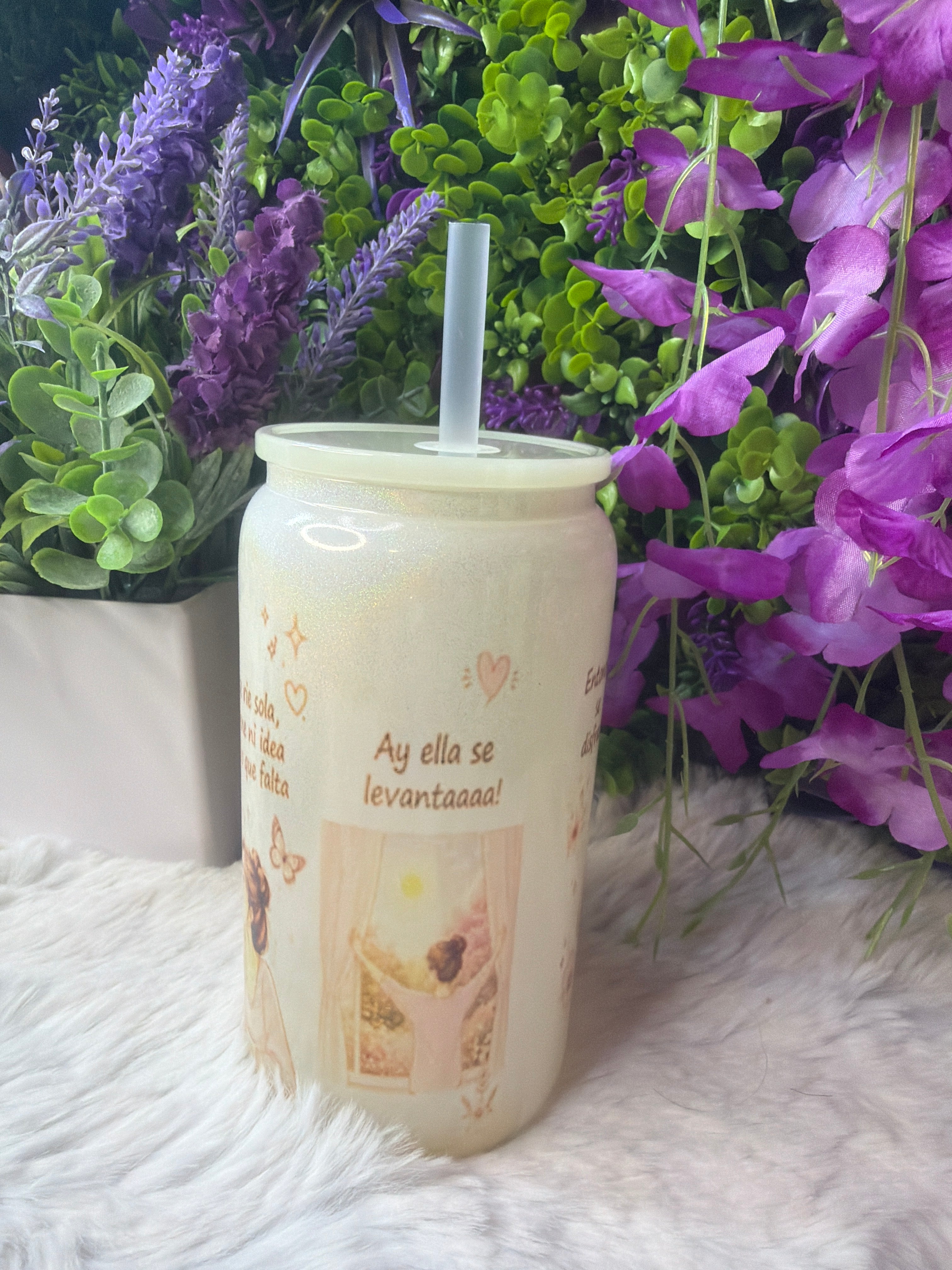 À la niña que fui glass cup 16 oz