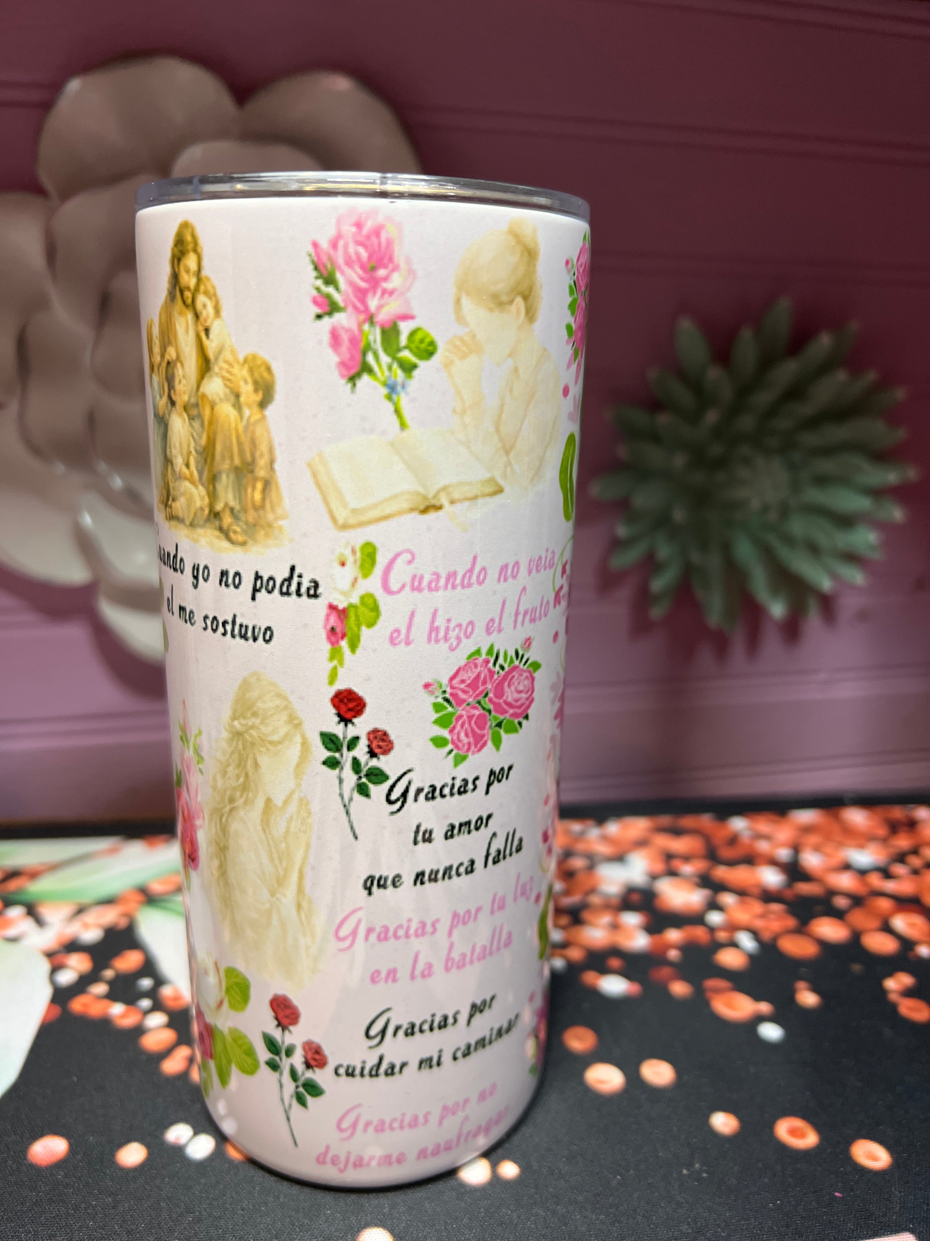 El deseo de Dios tumbler 15 oz