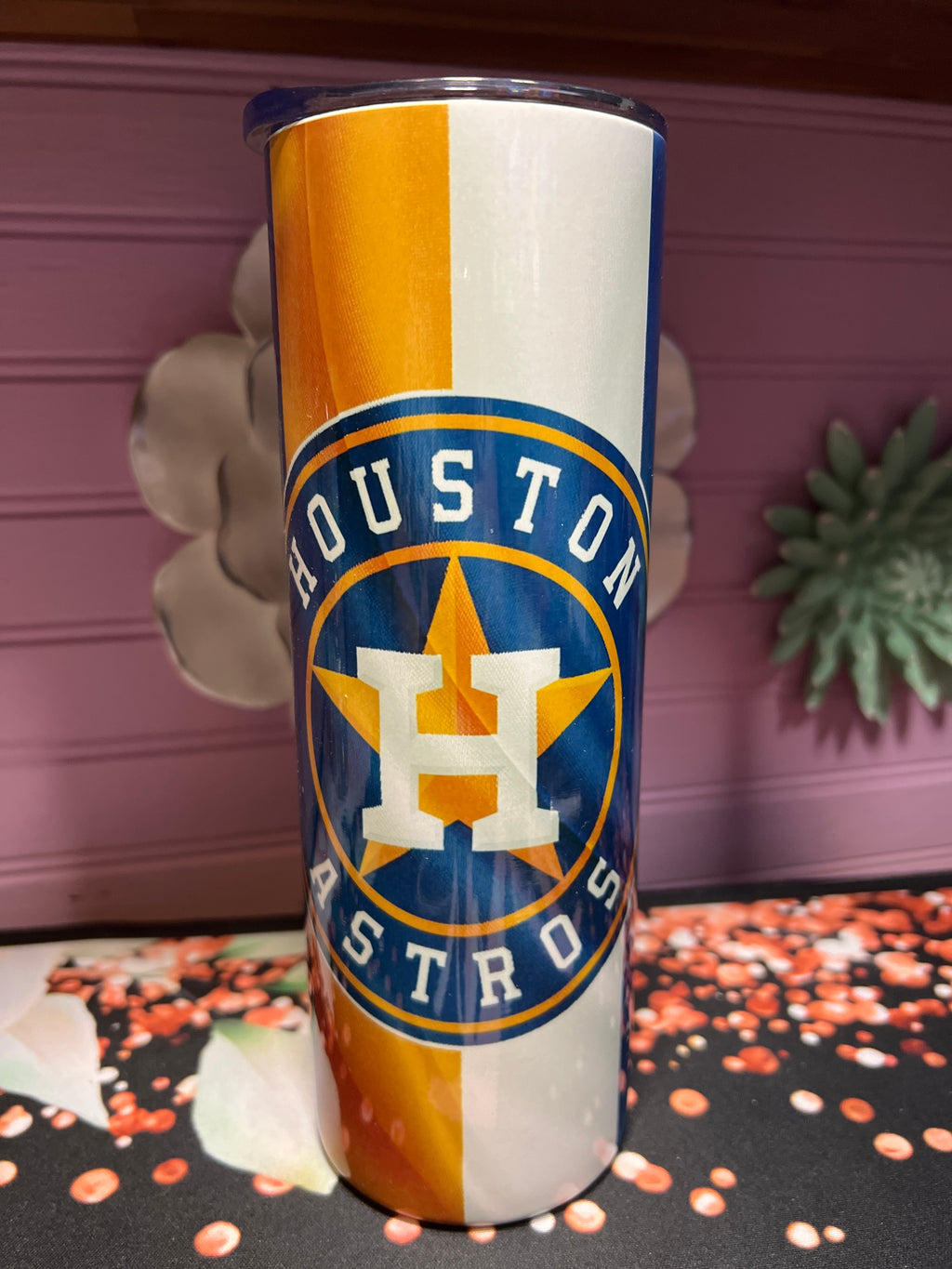 Houston Astros tumbler 20 oz 2 in 1