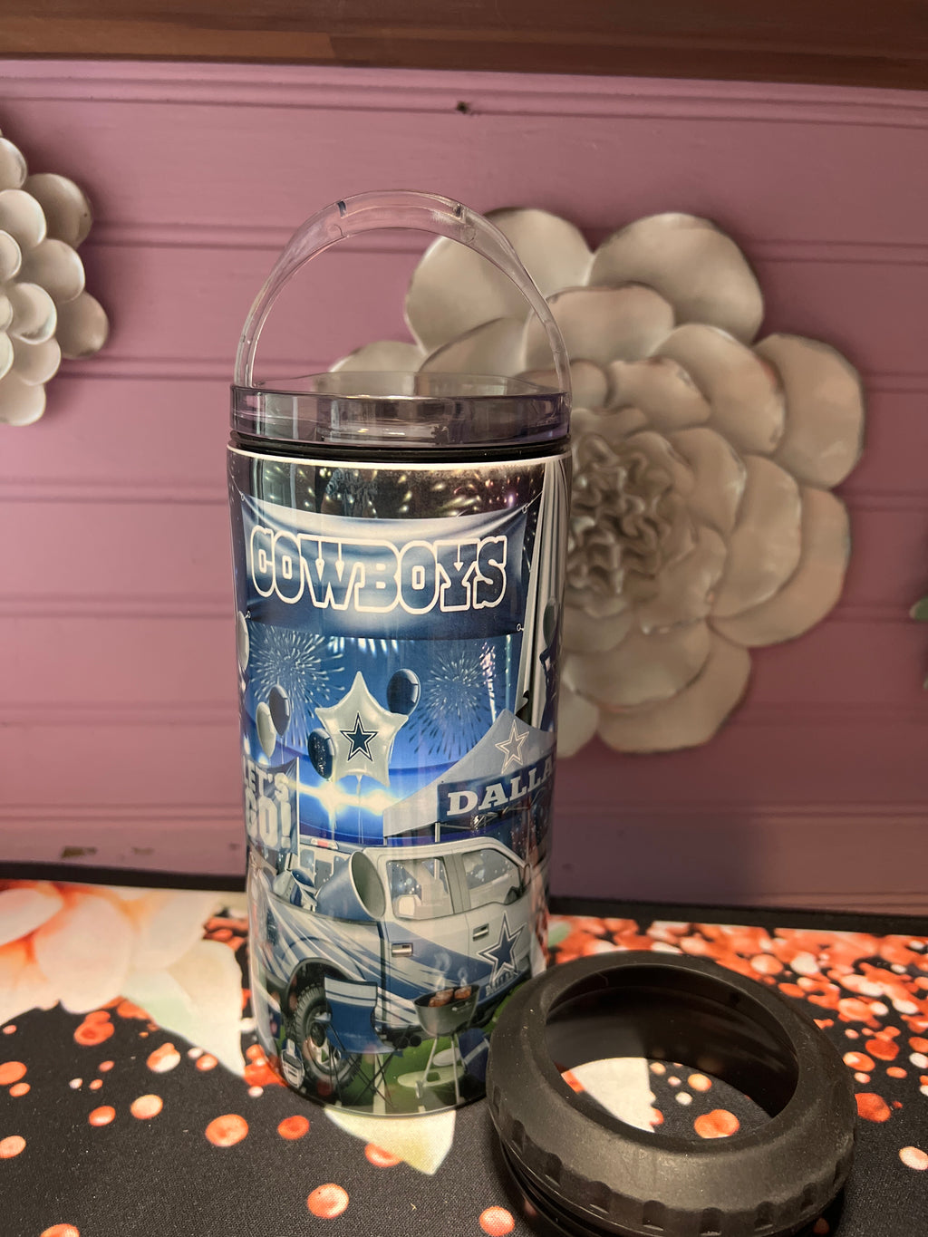 Cowboys tumbler 16 oz 4 in 1