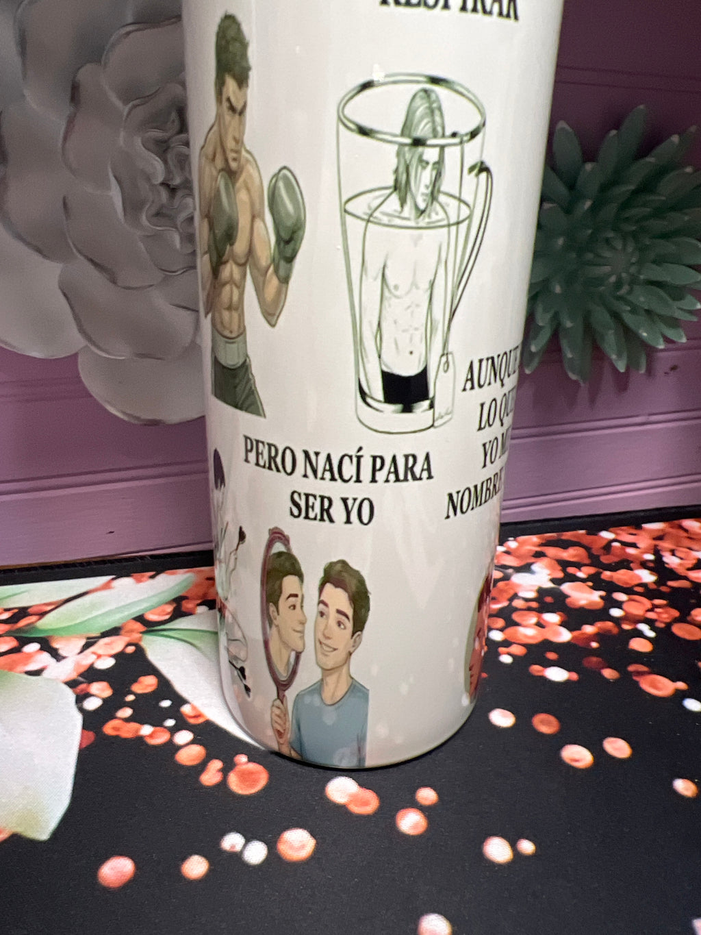 Nací para ser yo tumbler 20 oz