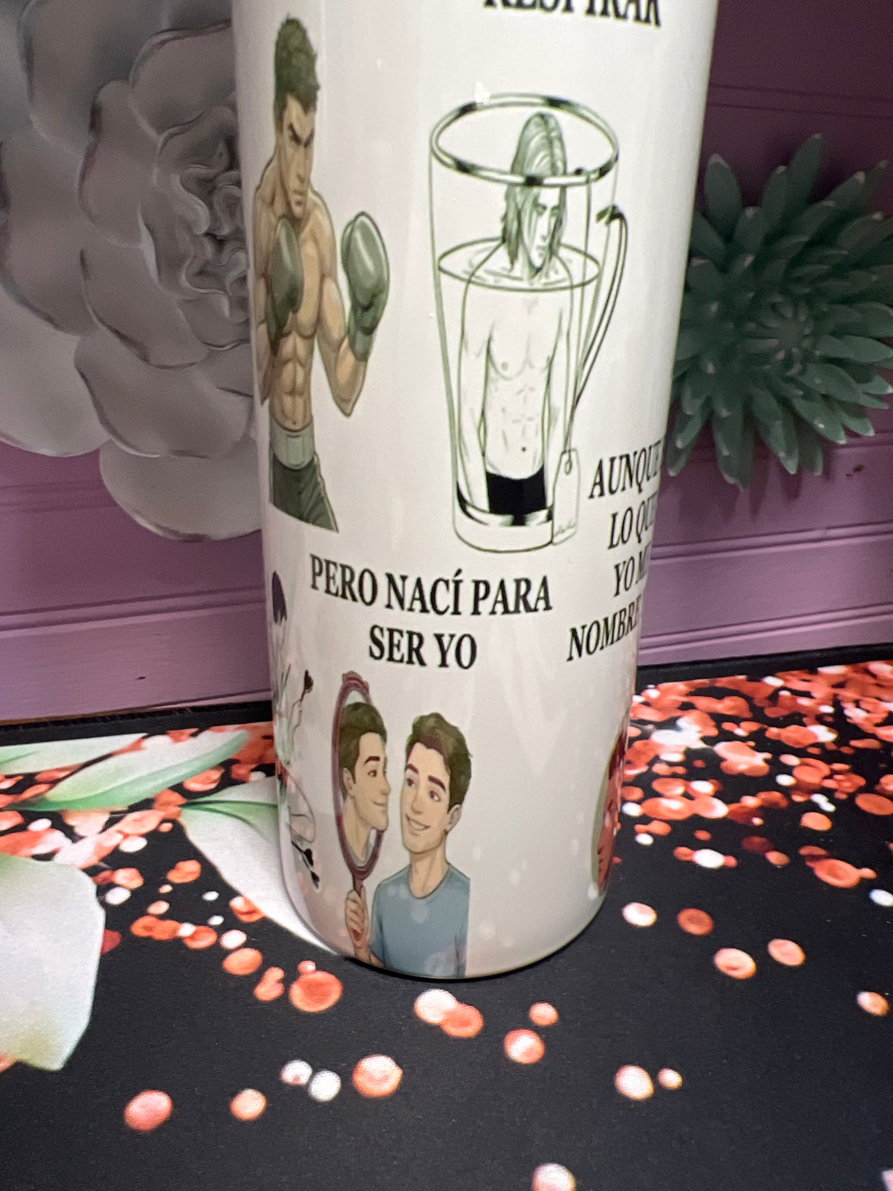 Nací para ser yo tumbler 20 oz