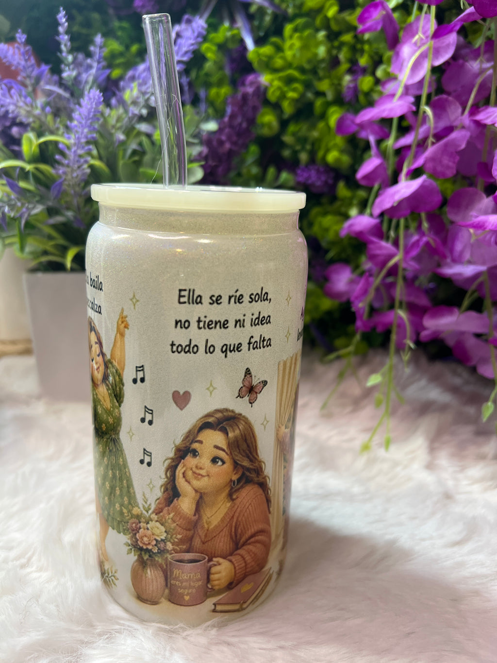 À la niña que fui glass cup 16 oz