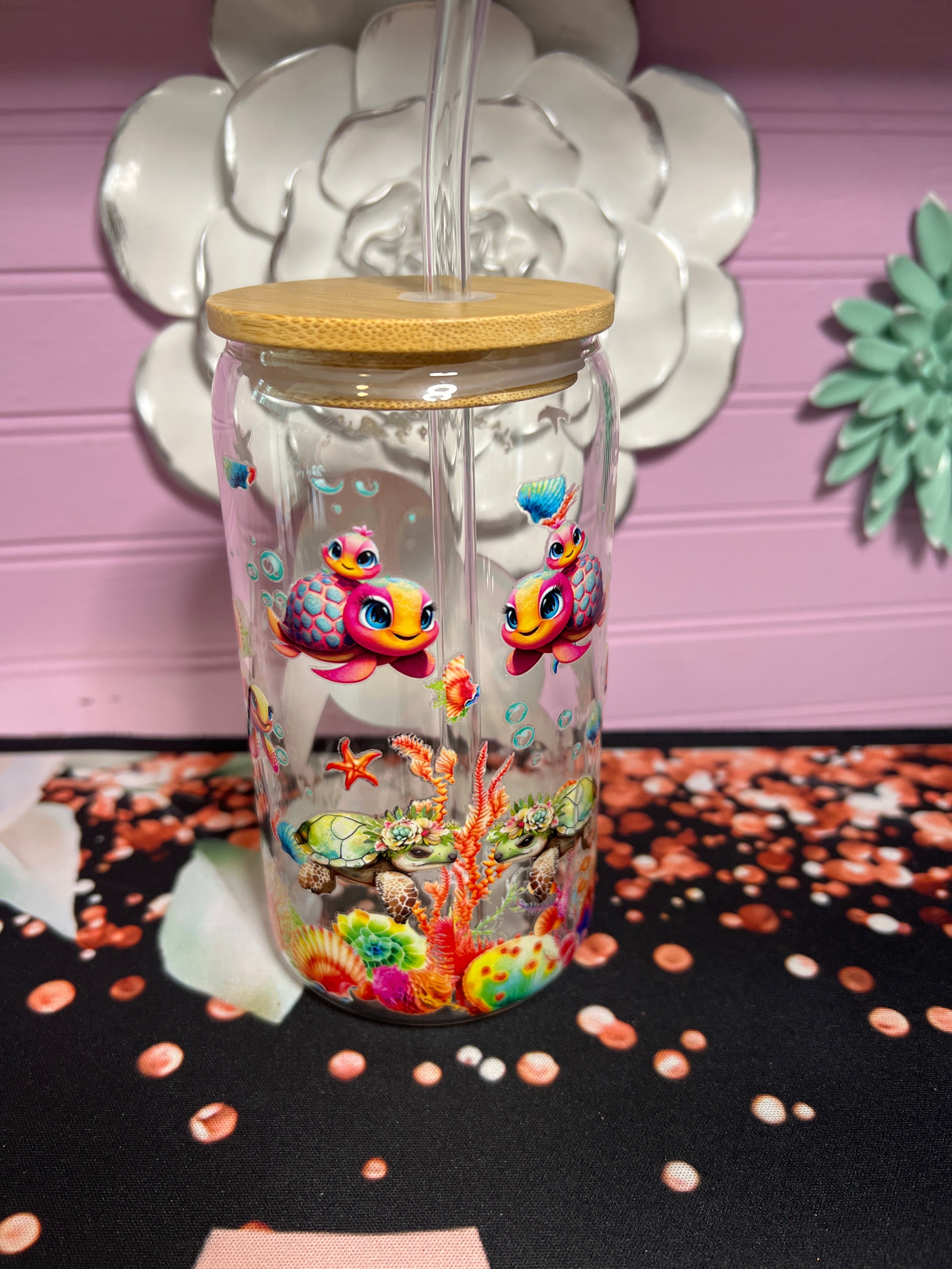 Glass cup 16oz